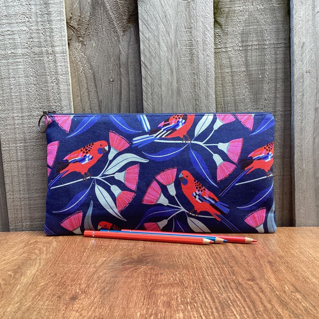 Blue Rosella Pencil Case