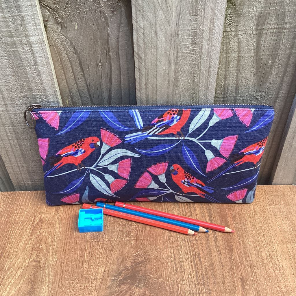 Blue Rosella Pencil Case