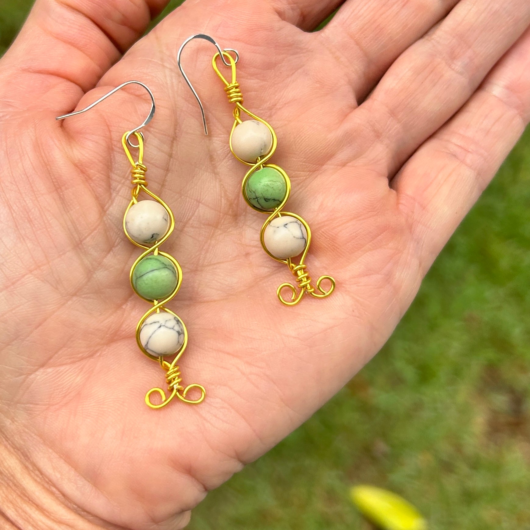 'Wrap Me Up' repurposed vintage beads wrapped in wire