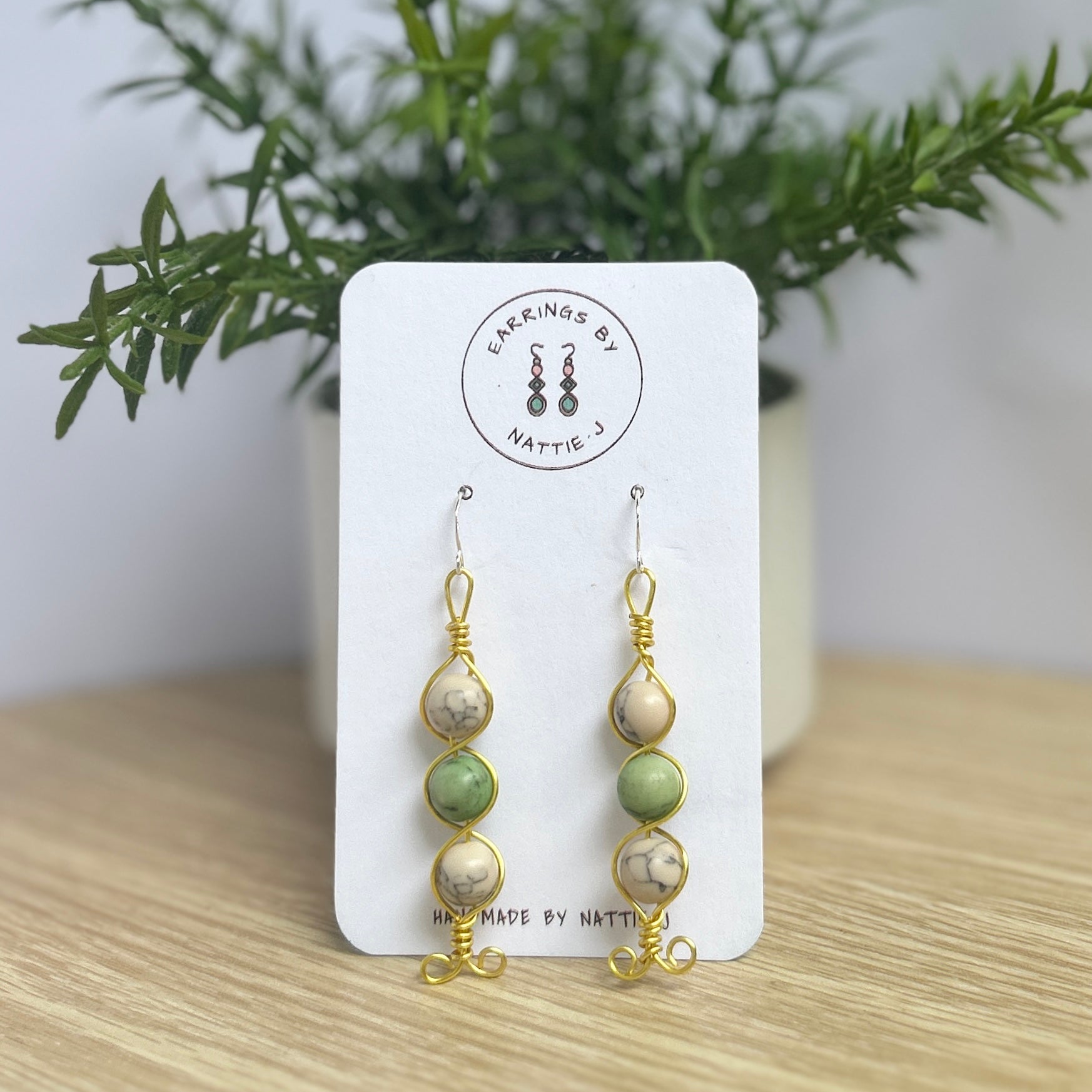 'Wrap Me Up' repurposed vintage beads wrapped in wire