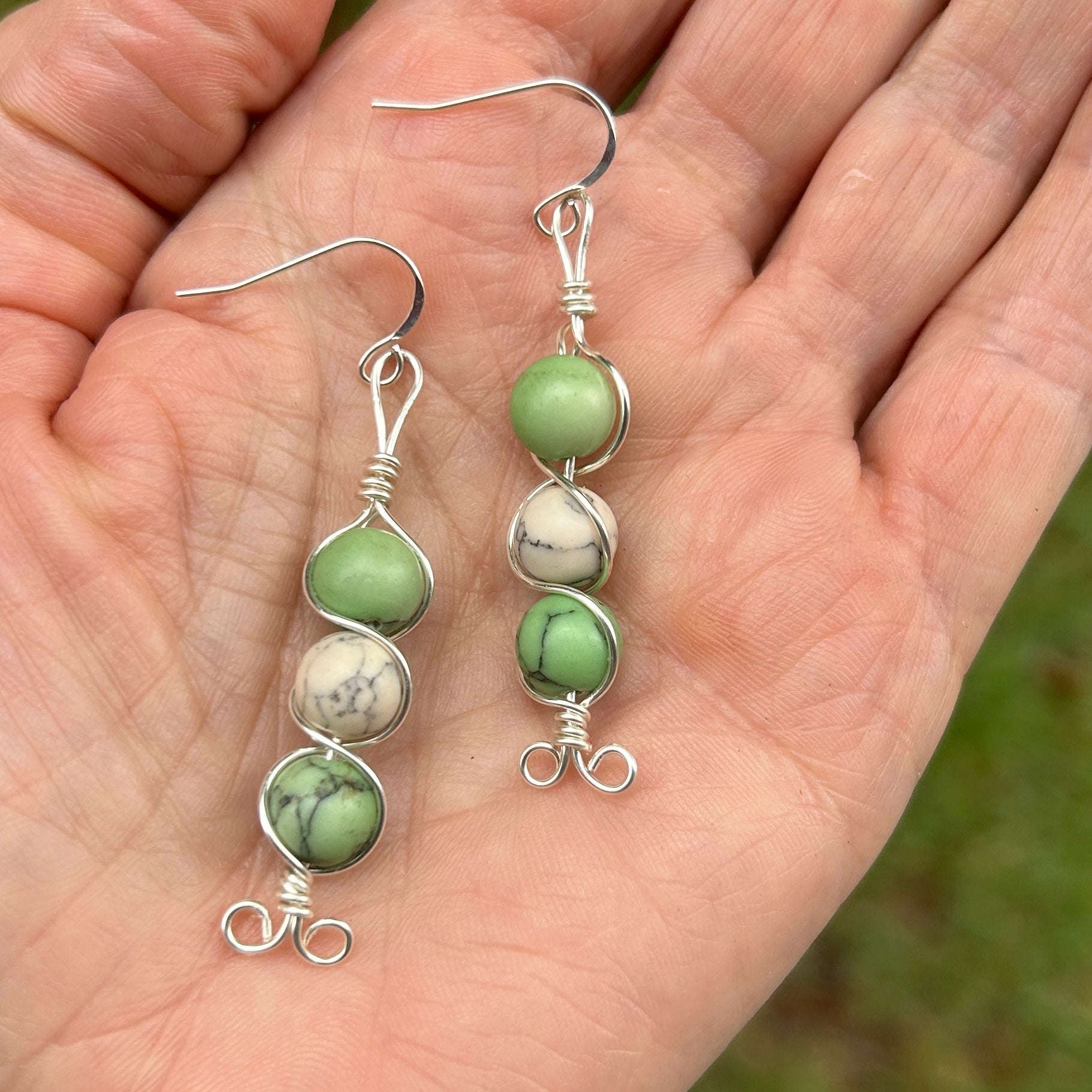 'Wrap Me Up' repurposed vintage beads wrapped in wire