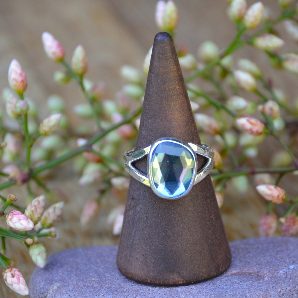 Topaz Choose-Your-Stone Silver Ring (Made To Order)