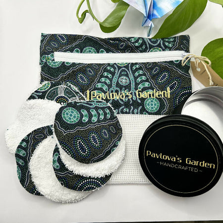 Reusable Face Scrubbies | Make Up Removers Sets | Australian Indigenous Art