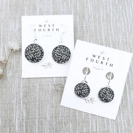 Black Earrings essential for any Capsule Wardrobe