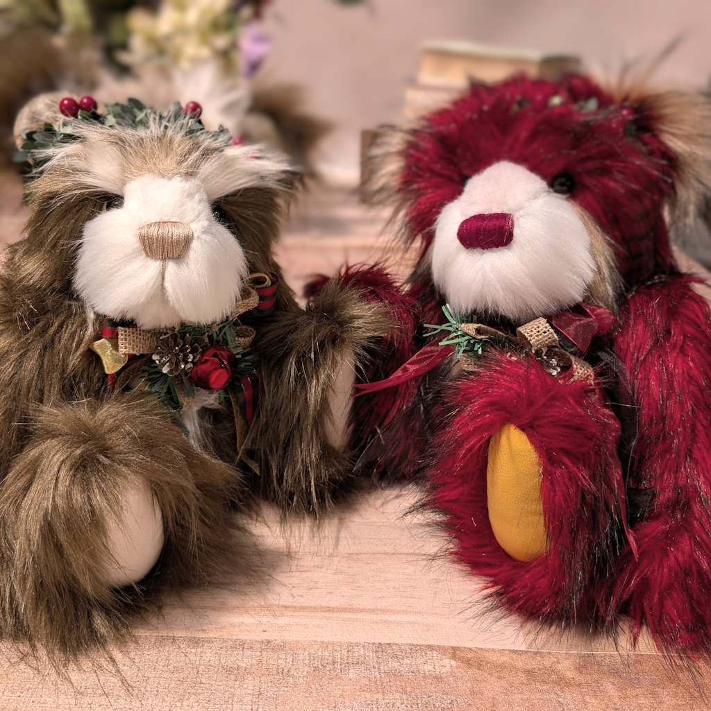 Red 2025 Christmas Collectable Artisan Teddy Bear