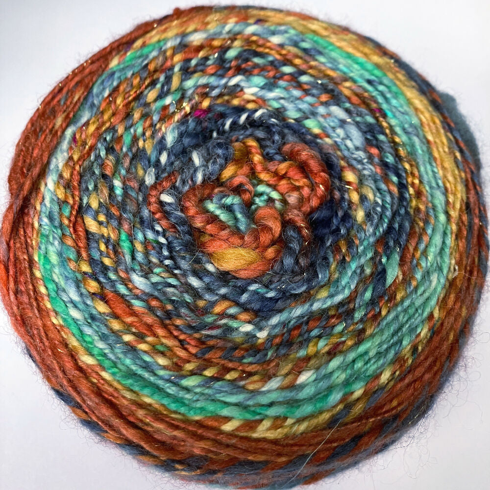 Rock Pool - Hand Spun Yarn with long lengths of colour and Oh-So-Soft