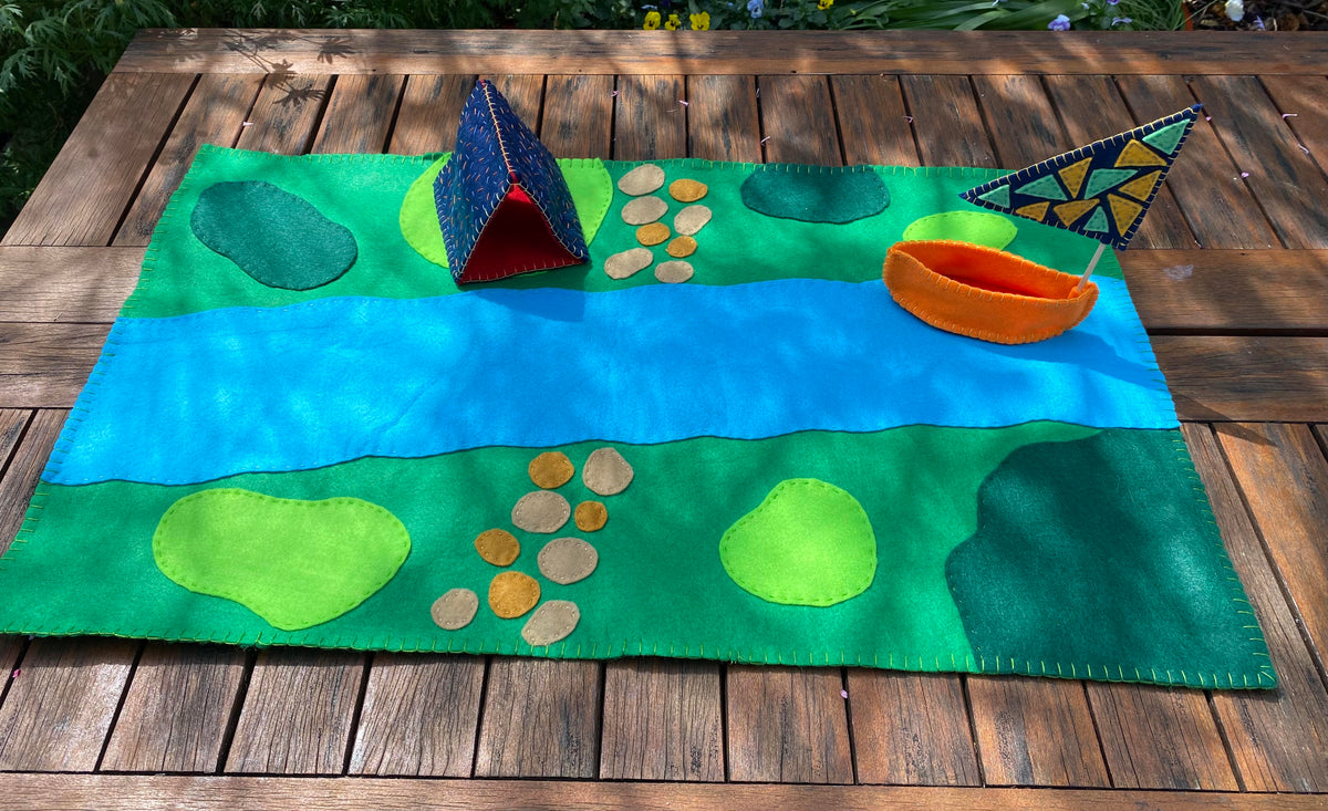 Play Felt Mat Large - Explore the outdoors #1