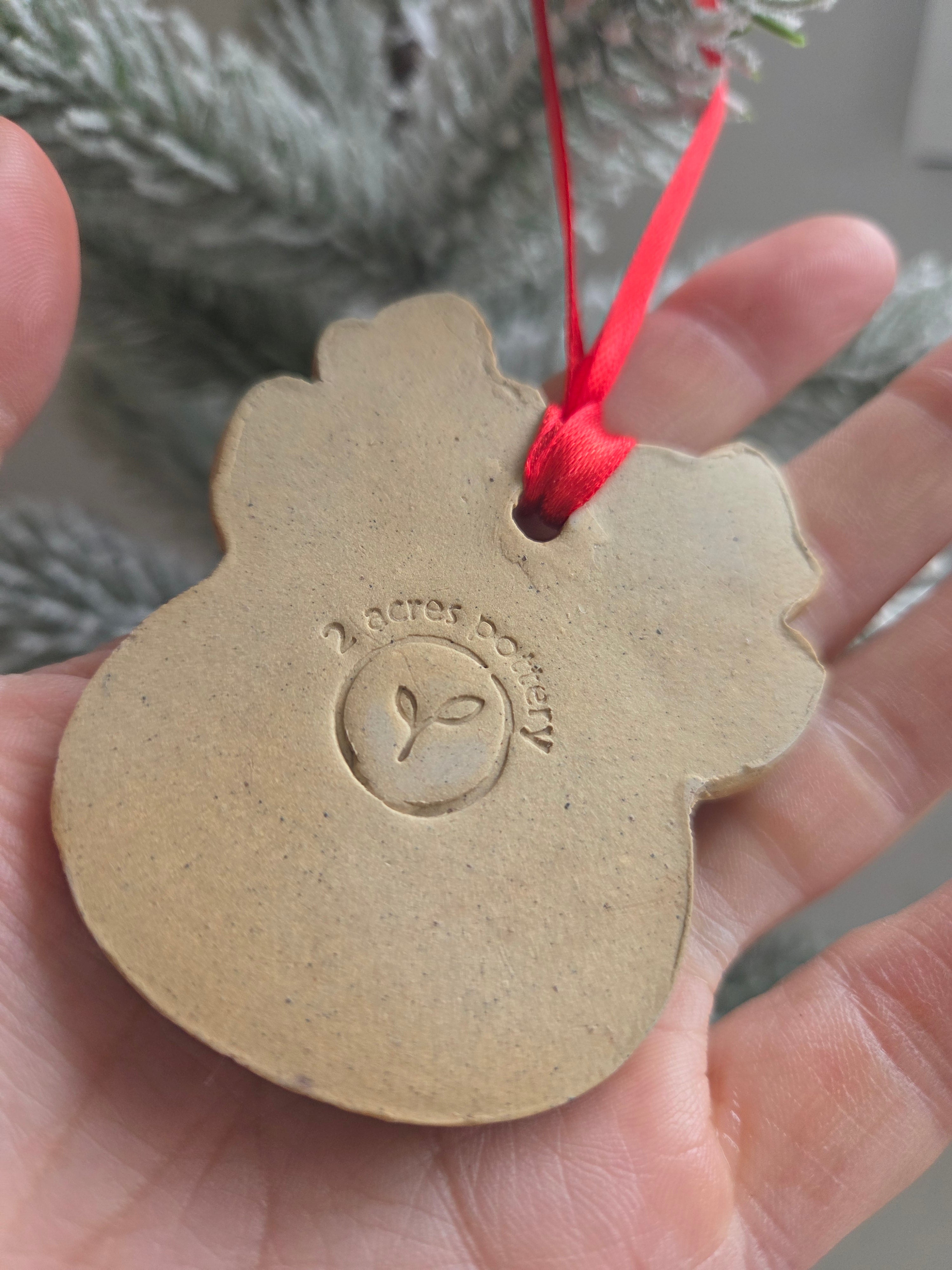 Ceramic Reindeer Christmas Decoration