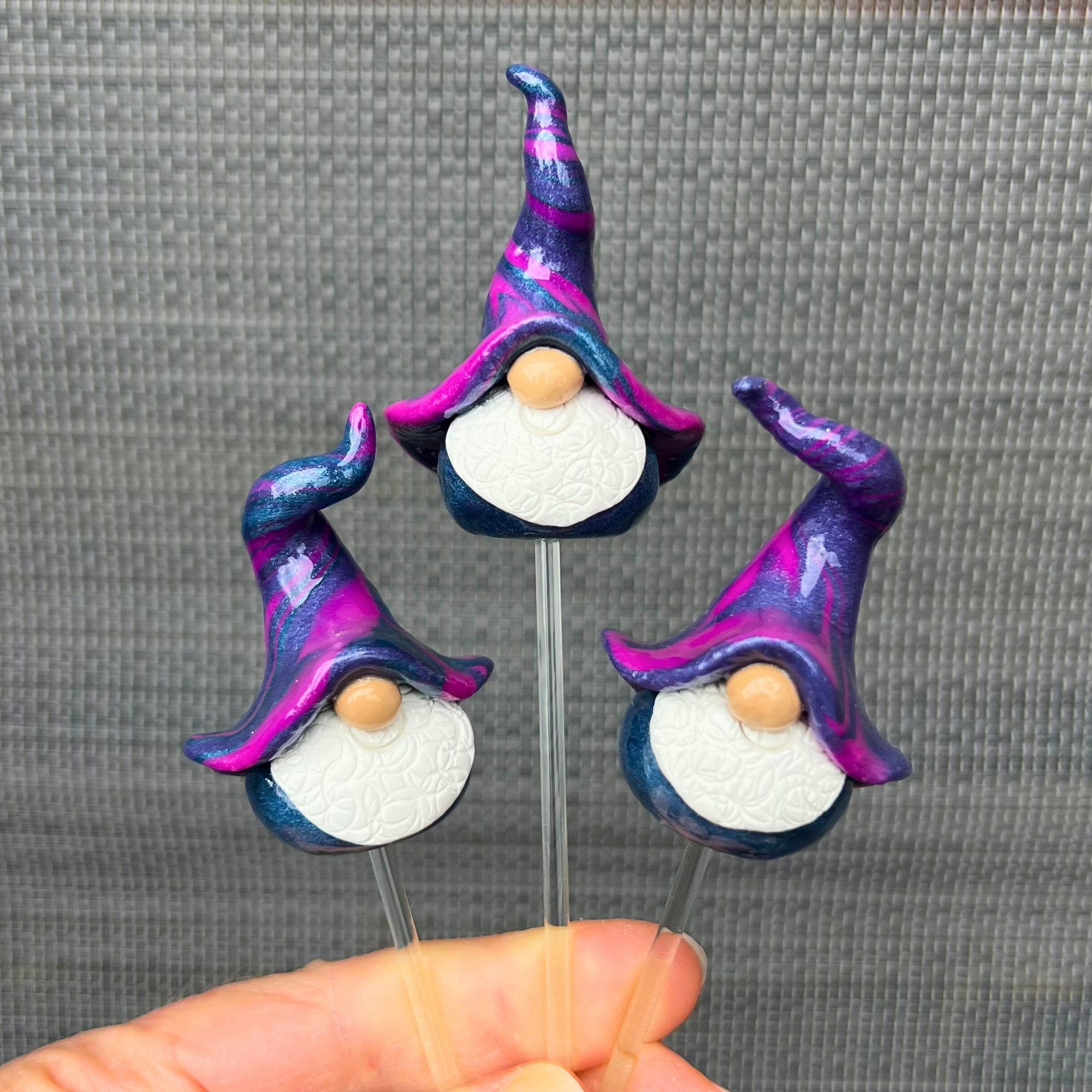 Whimsical gnome trio - Jorn, Frodi & Esben