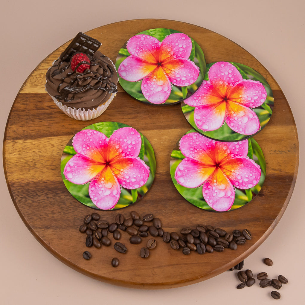 Coasters - Set of 4 - Garden Flowers - Photographic Artworks