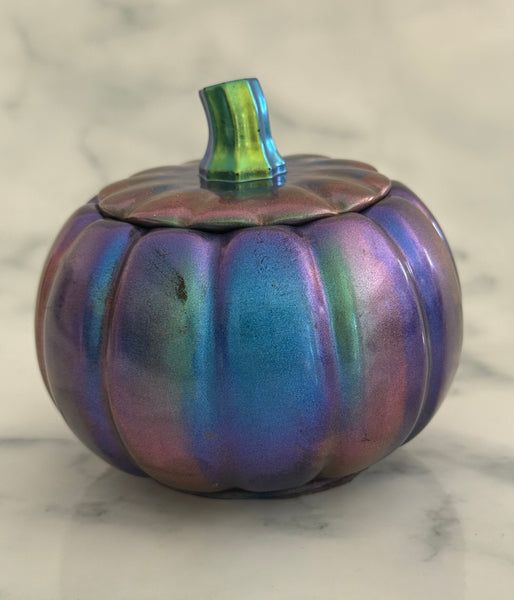 Handmade Pumpkin Resin Trinket Box