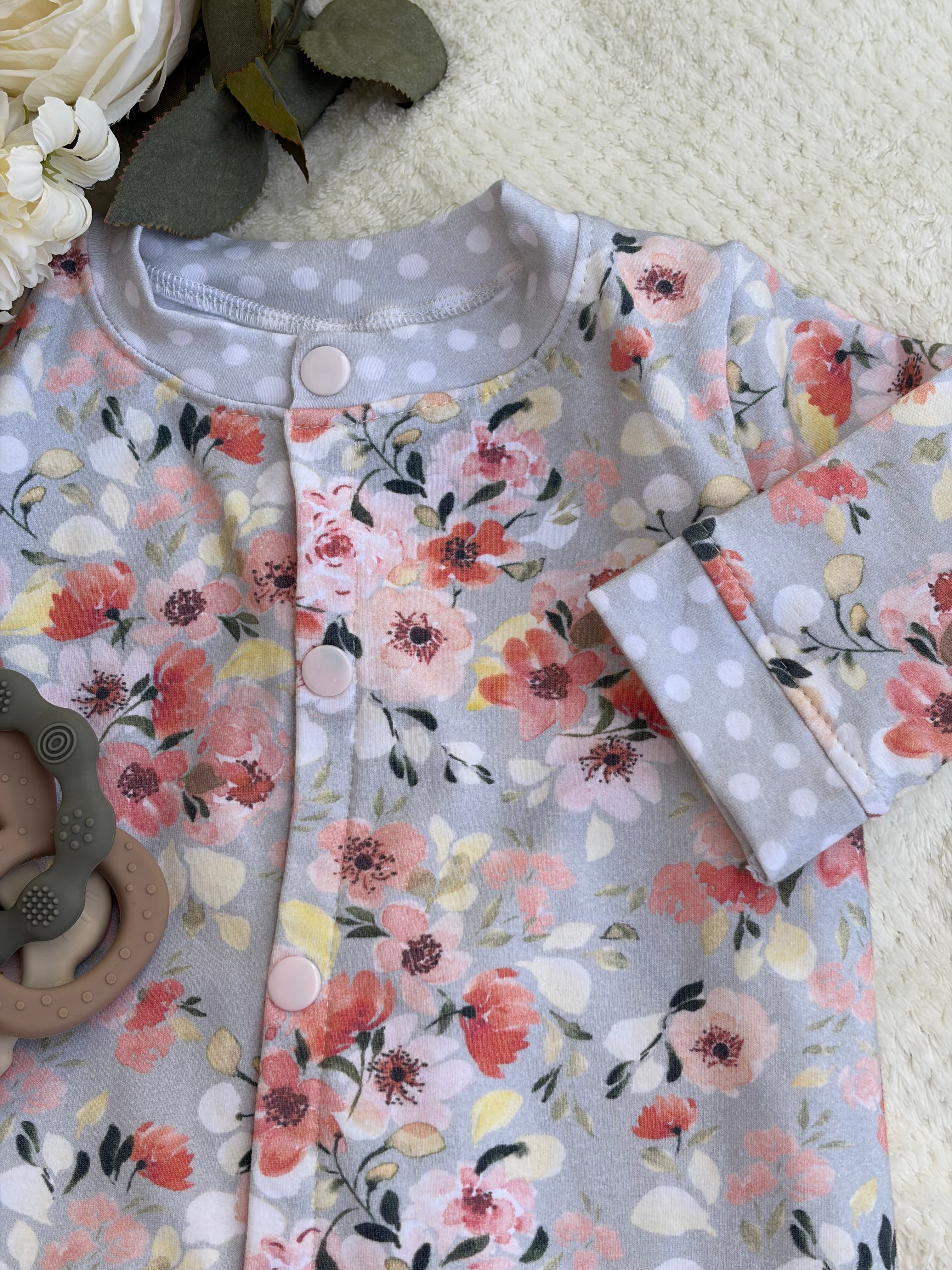 VINTAGE FLORAL ROMPER 12-18 months