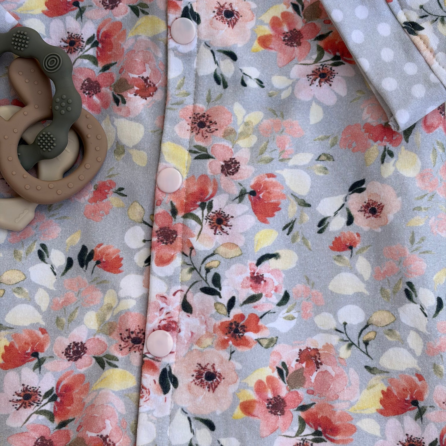 VINTAGE FLORAL ROMPER 12-18 months