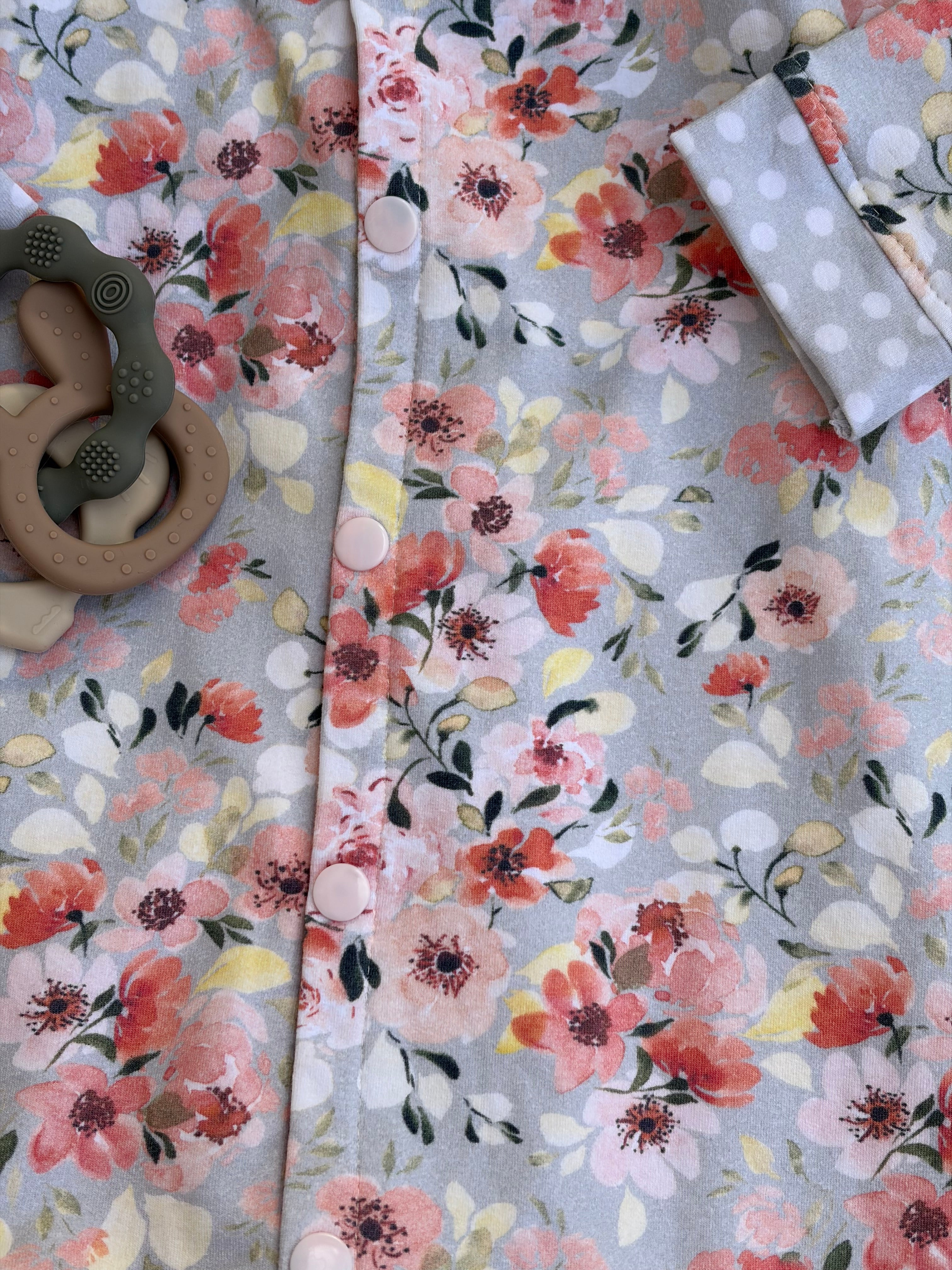 VINTAGE FLORAL ROMPER 12-18 months