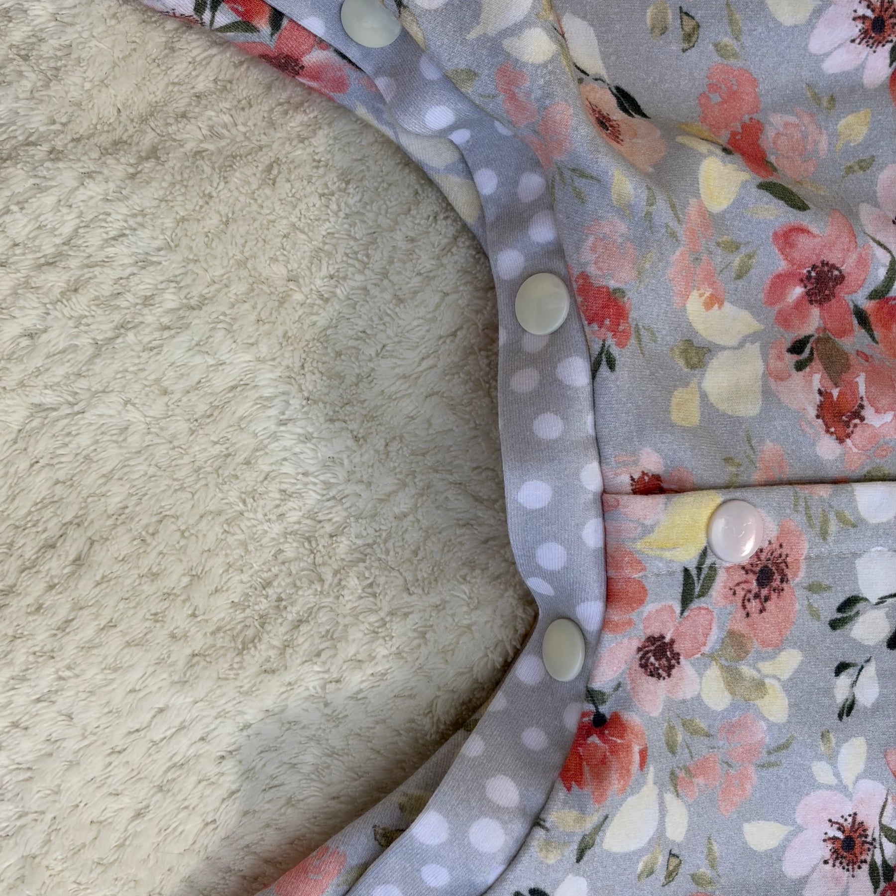VINTAGE FLORAL ROMPER 12-18 months