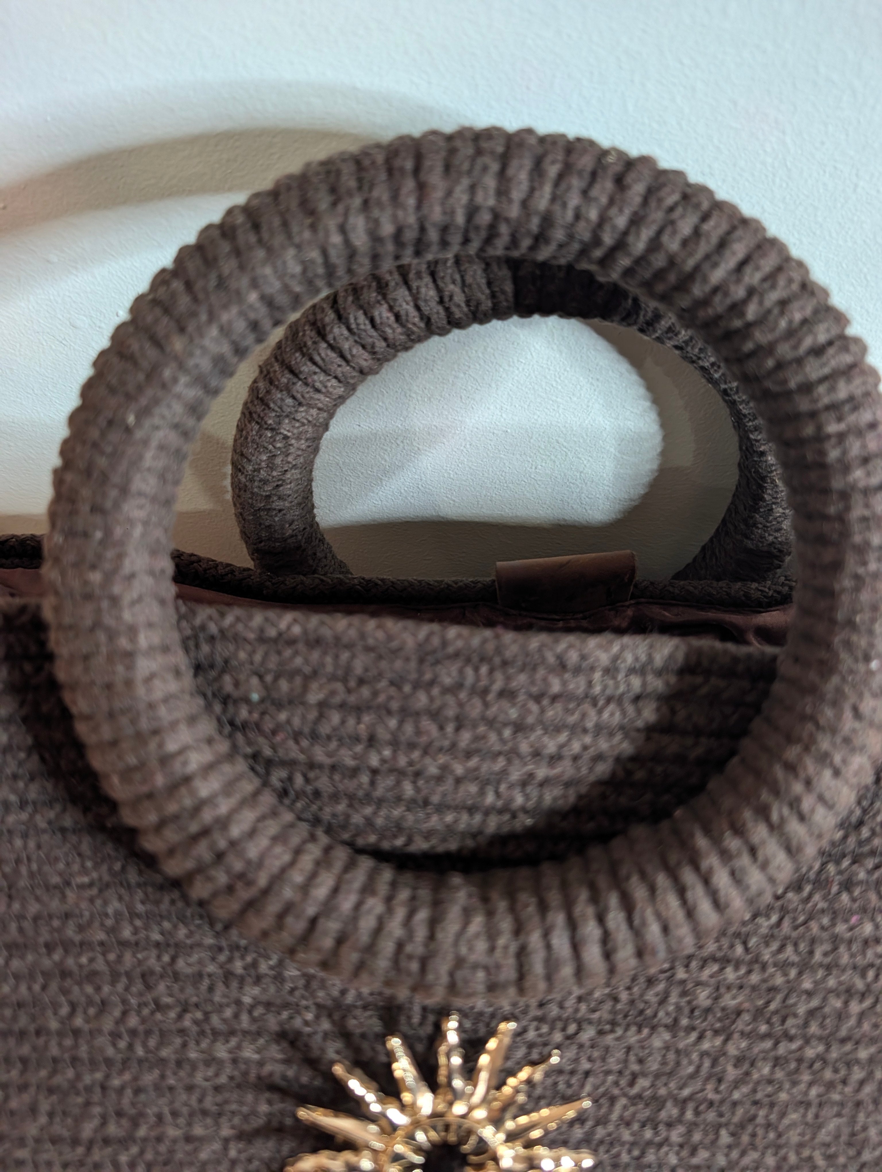 "Oasis" (M) Handmade Cotton Cord Bag