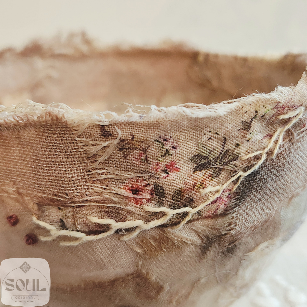 Textile Art Bowl – Natural & Earthy (4)