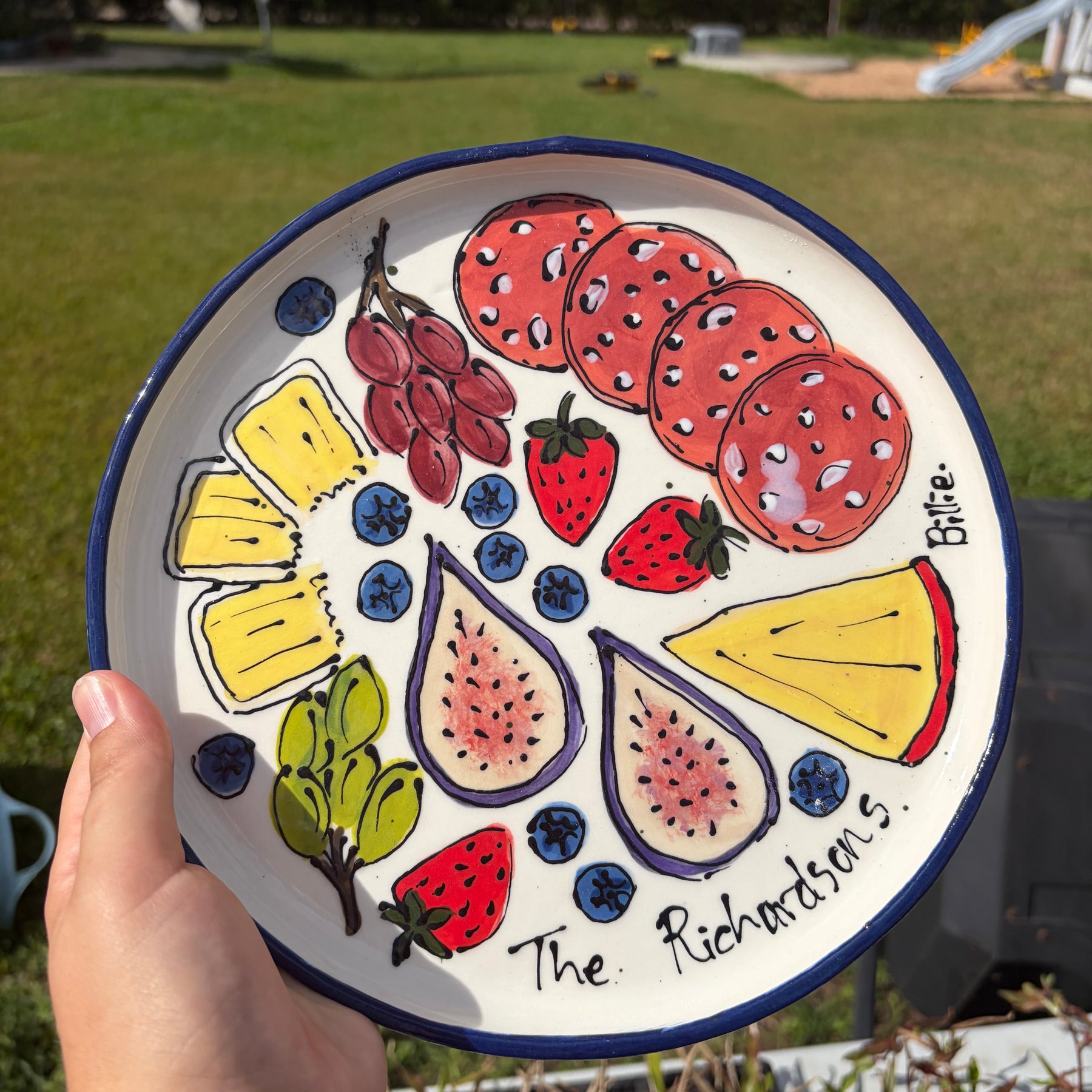 Custom Painted Platters