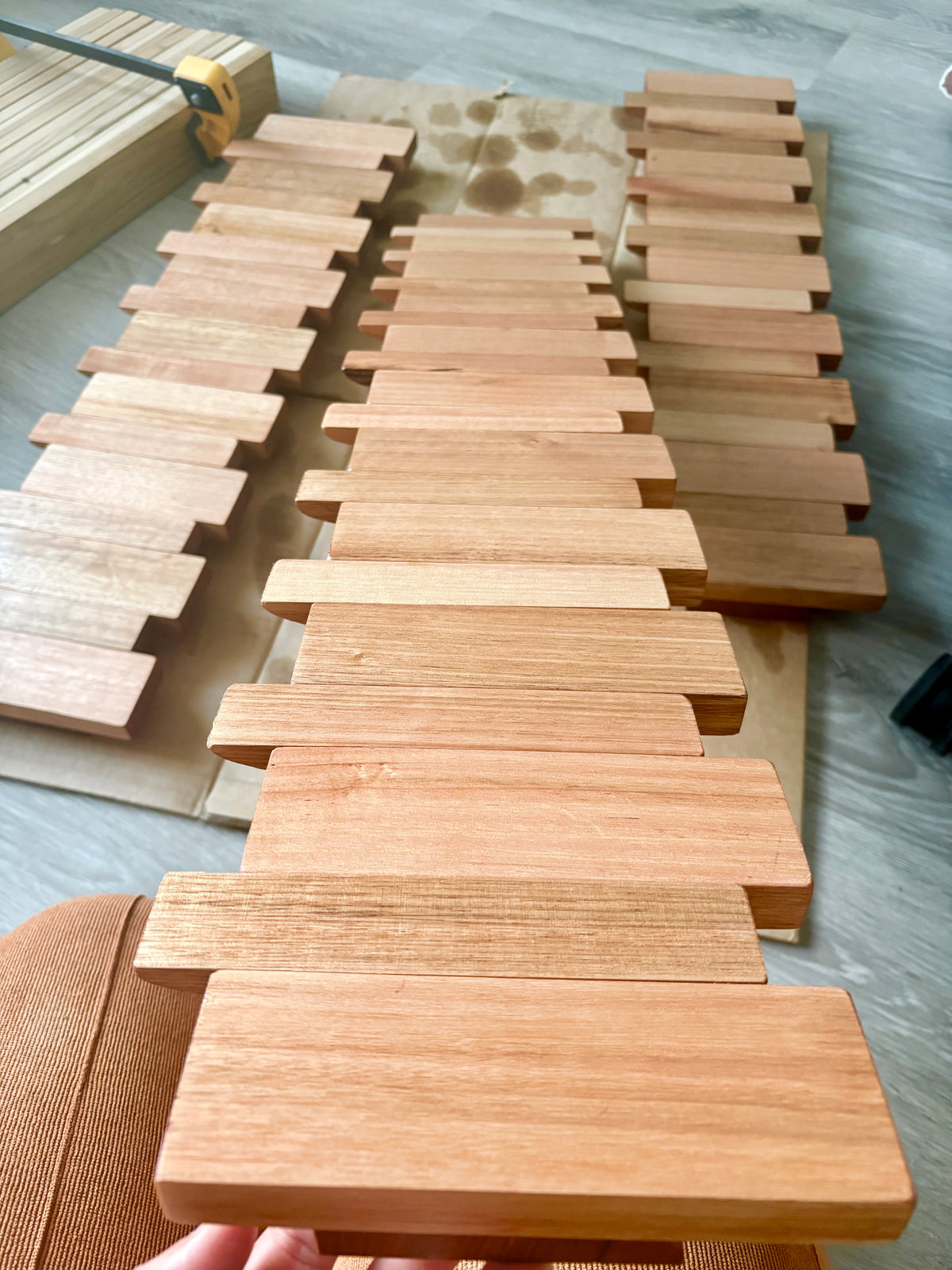 No.2 Tasmanian oak Piano style Coatrack