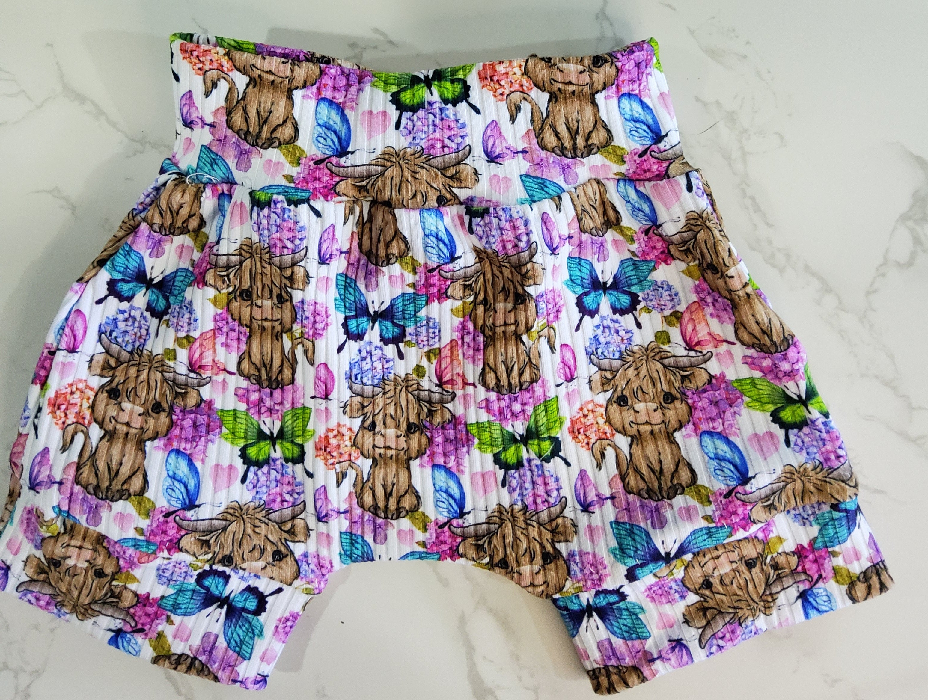 Highland Cow Bummie Pants Size 0