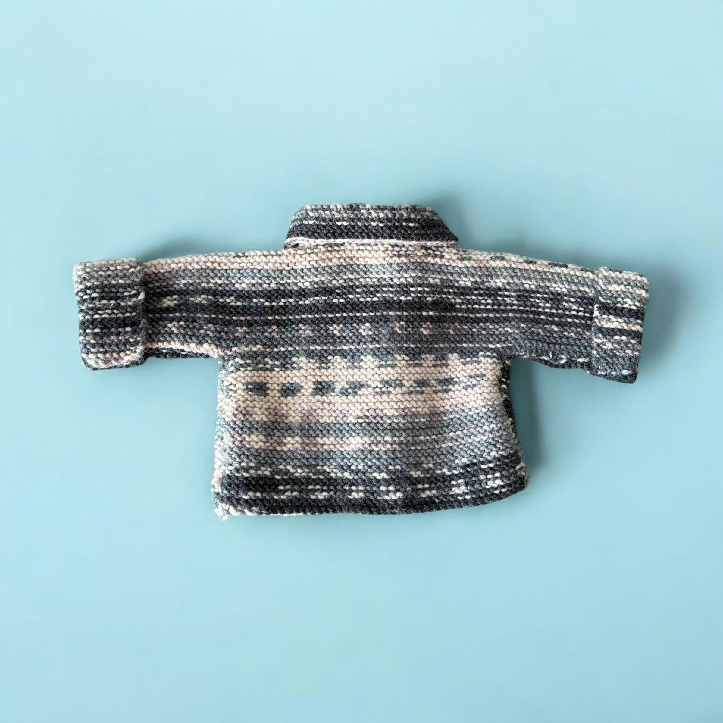 Pute Wool Knitted Jacket & Beanie 0-3 months