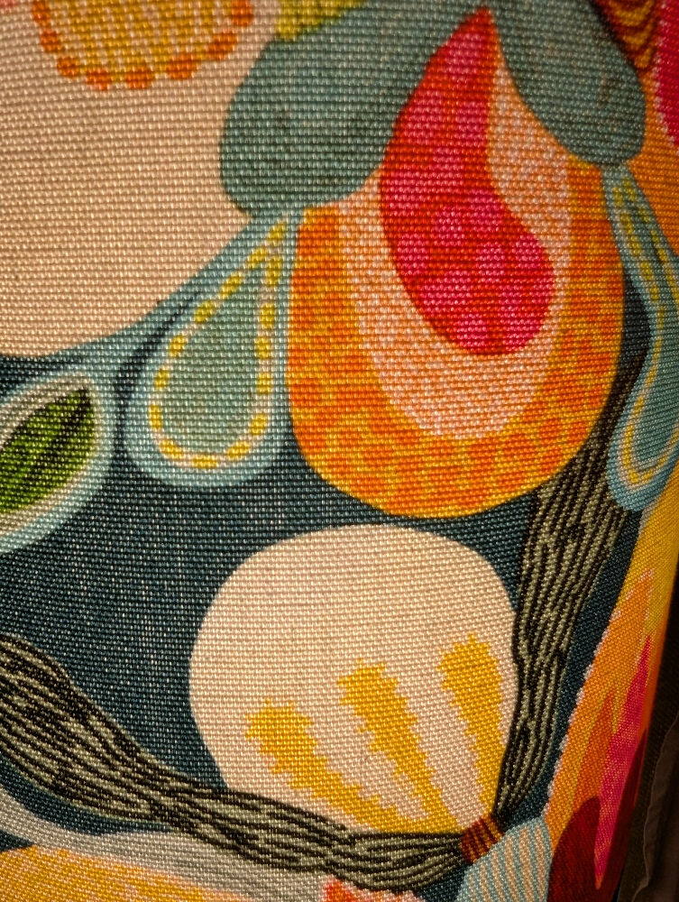 Close up of the fabric