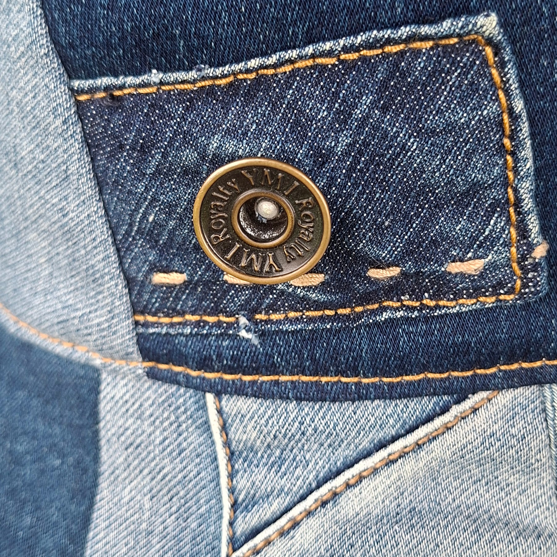 Unique, 'Jag', Gender Neutral, Recycled, Reversible Denim Bucket Hat