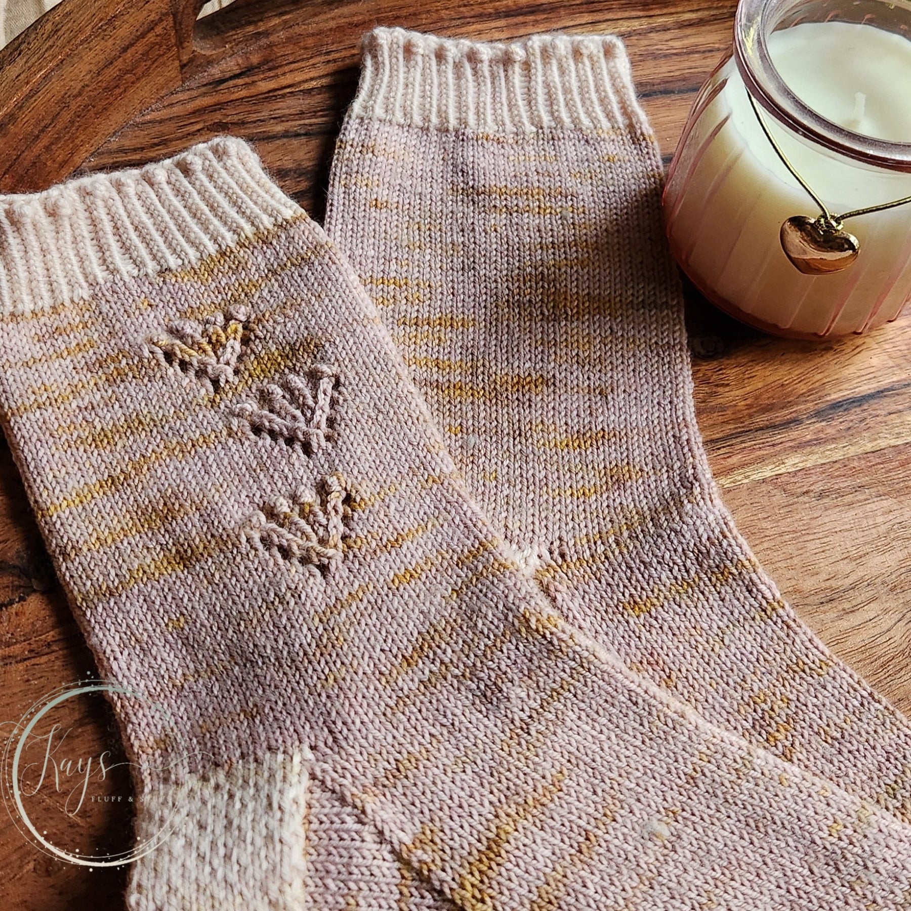 Hand Knitted Women's Mid-Calf Socks