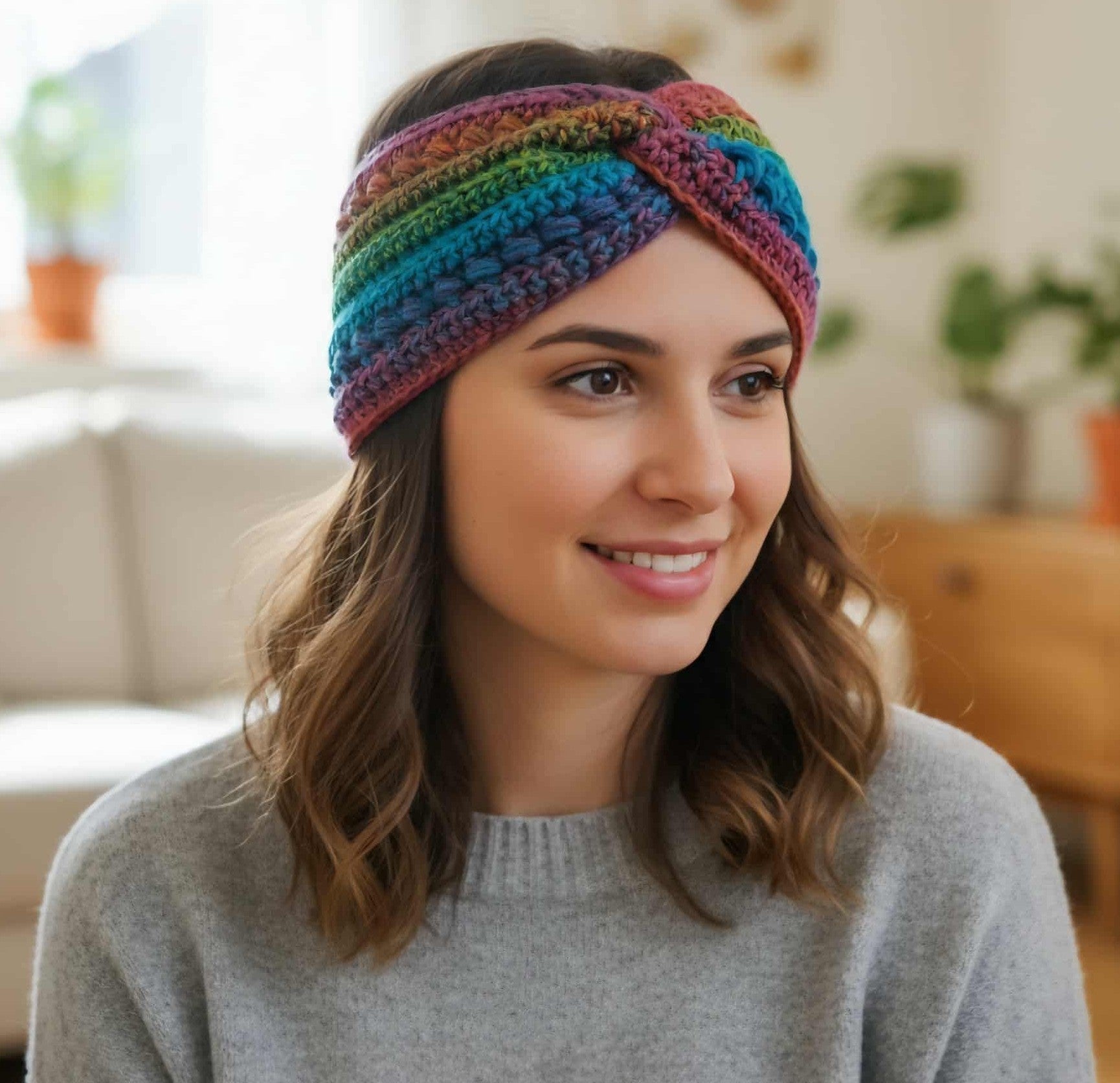 DIGITAL DOWNLOAD | Crochet Pattern | Stormy Days Earwarmer | Headband