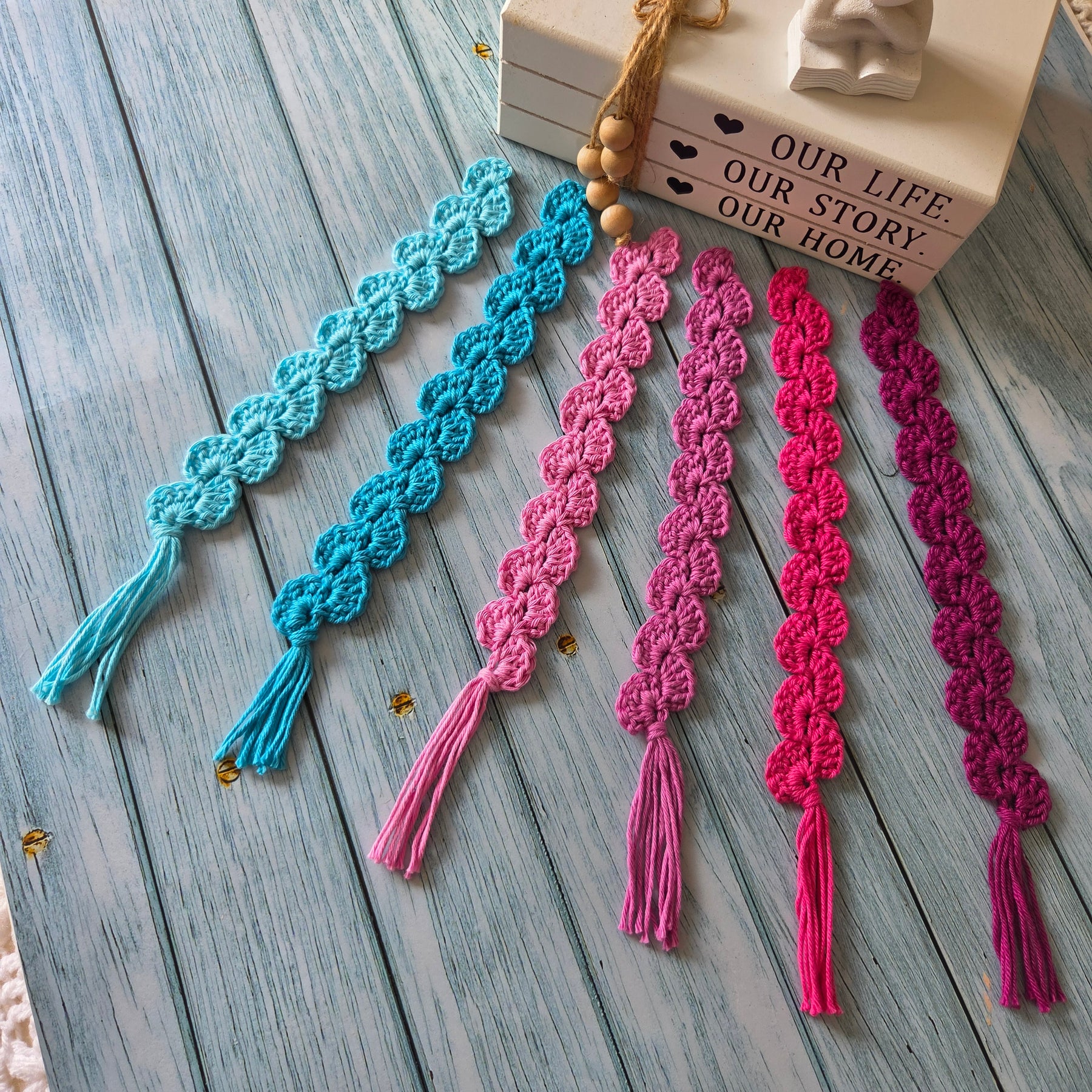 Crochet Bookmark | Handmade Book Mark | Various colours