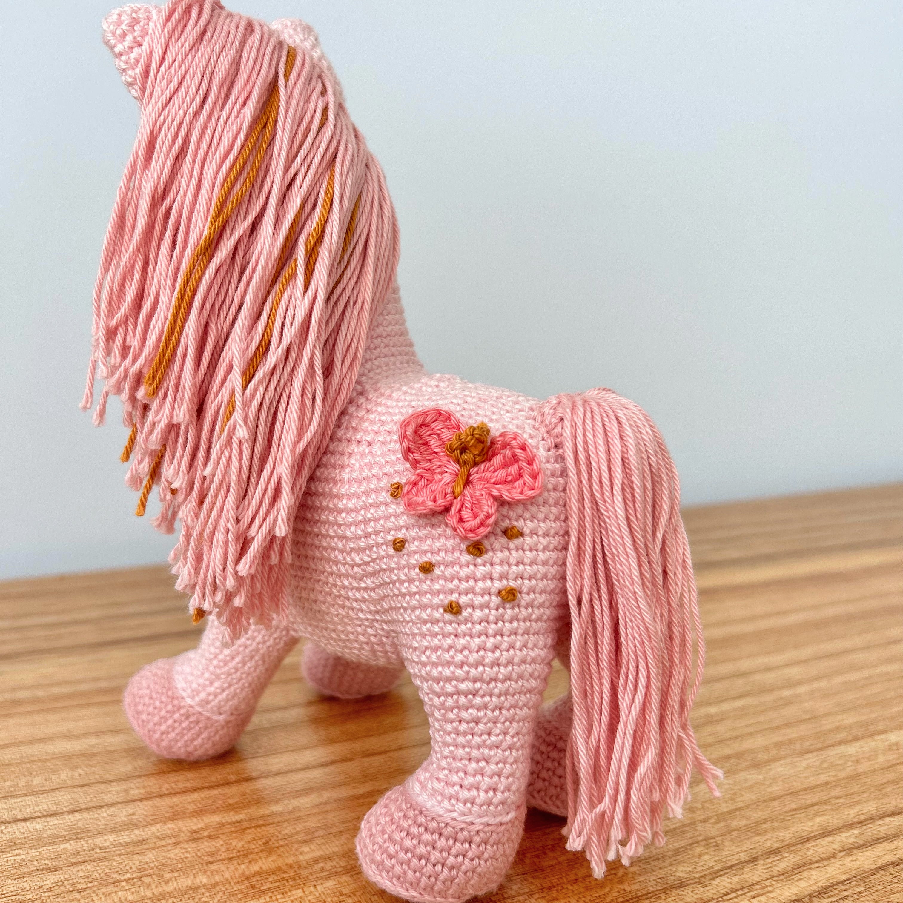 Rosie | Crochet Unicorn | The Enchanted Meadow Collection | Ready to Ship