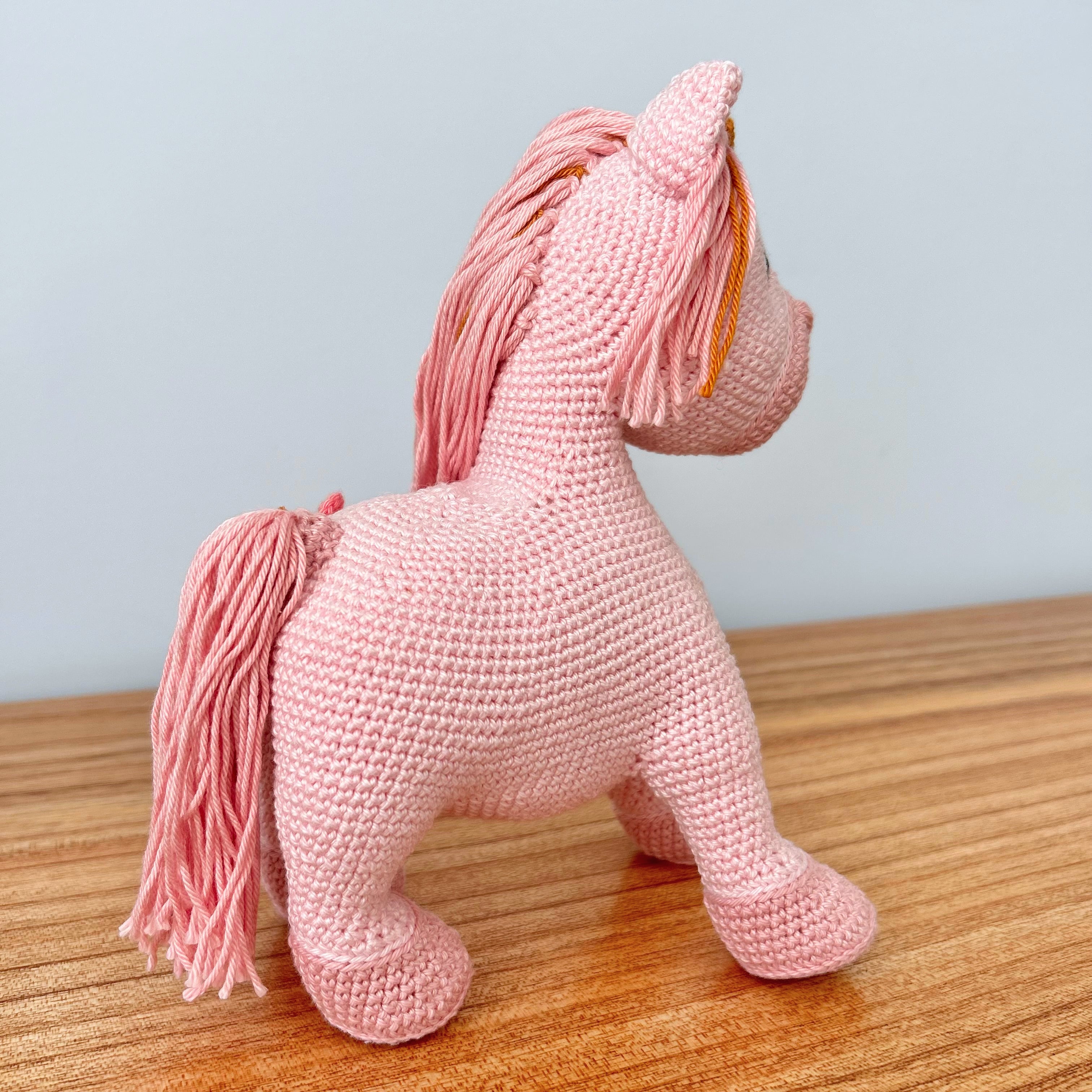 Rosie | Crochet Unicorn | The Enchanted Meadow Collection | Ready to Ship