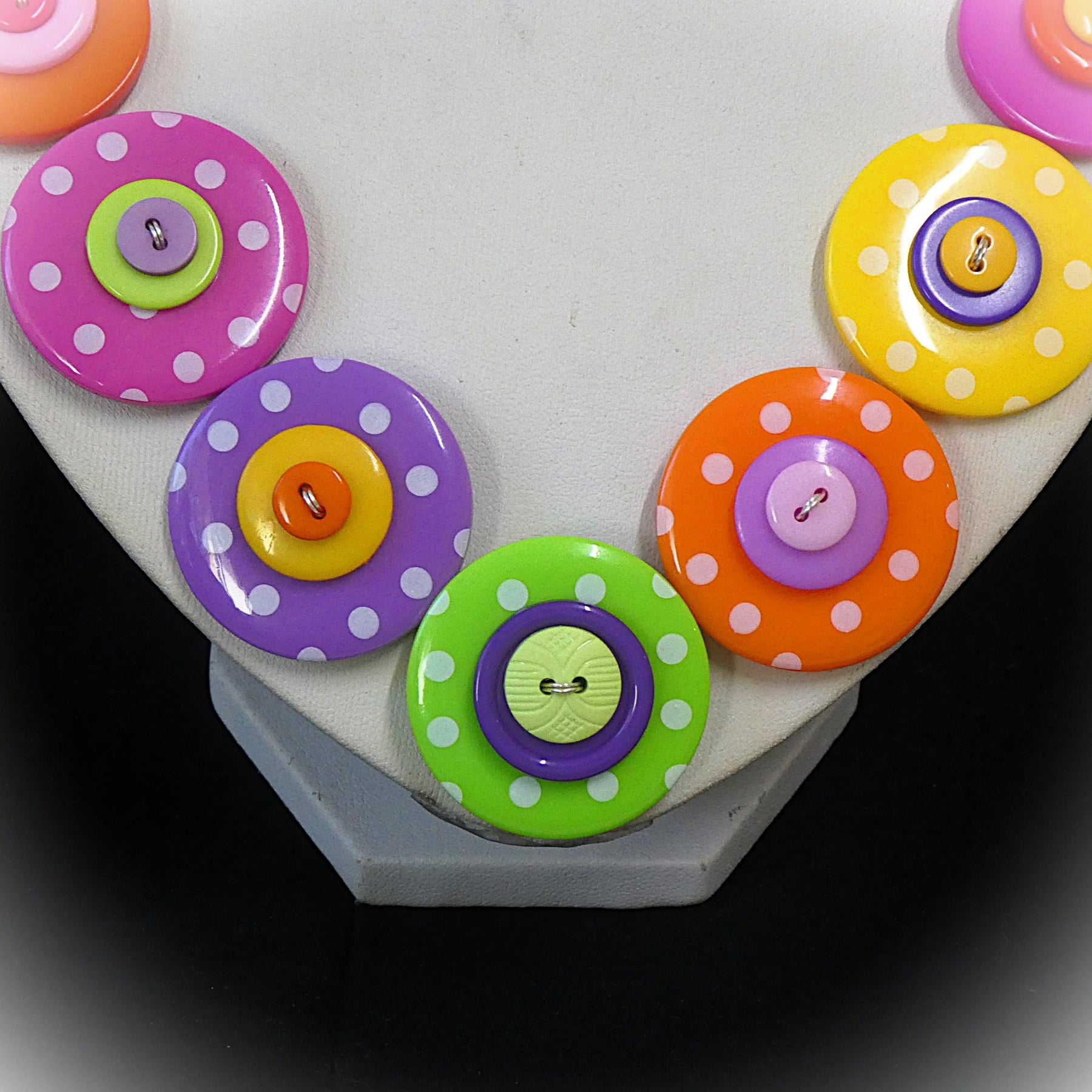 Button necklace - Tutti Frutti
