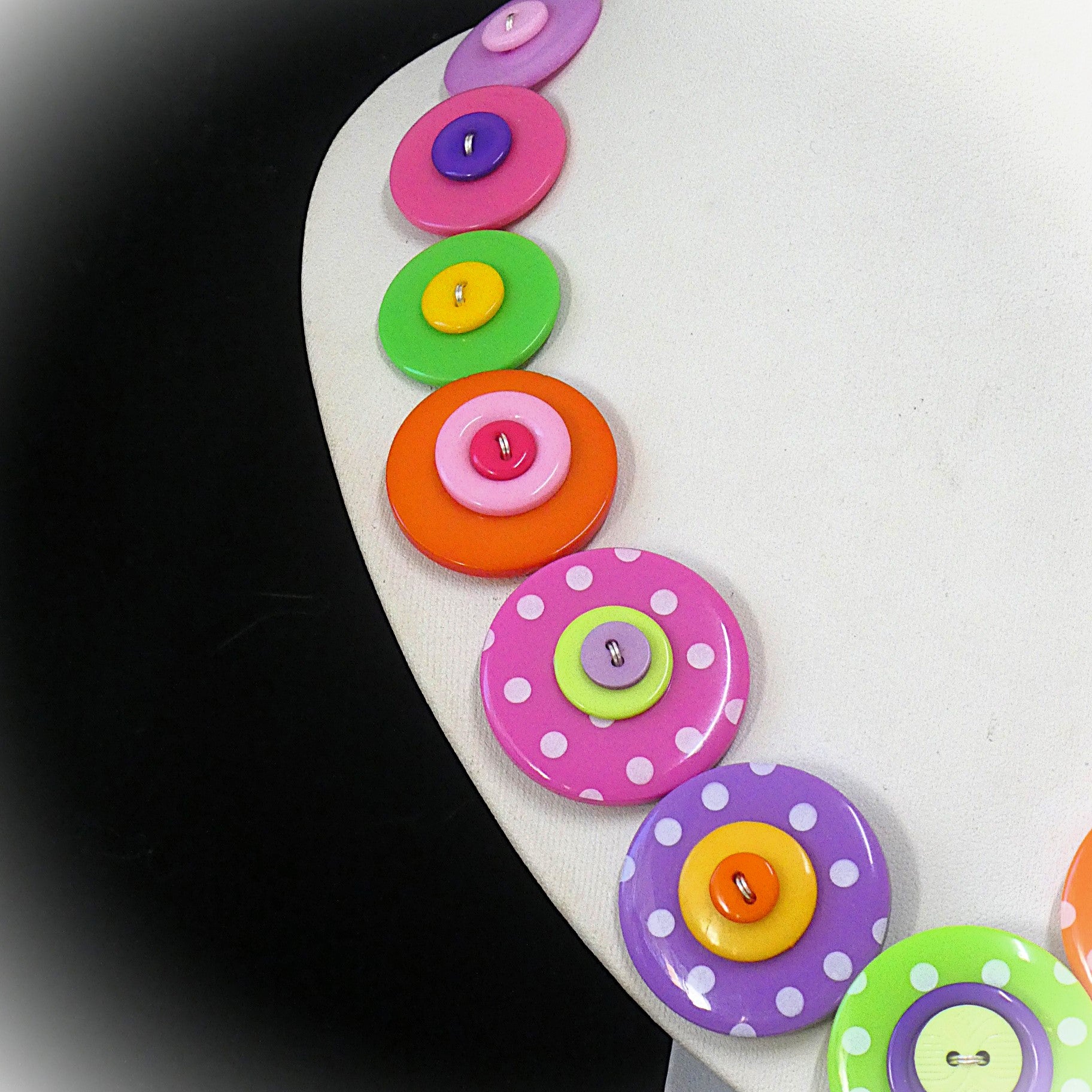 Button necklace - Tutti Frutti