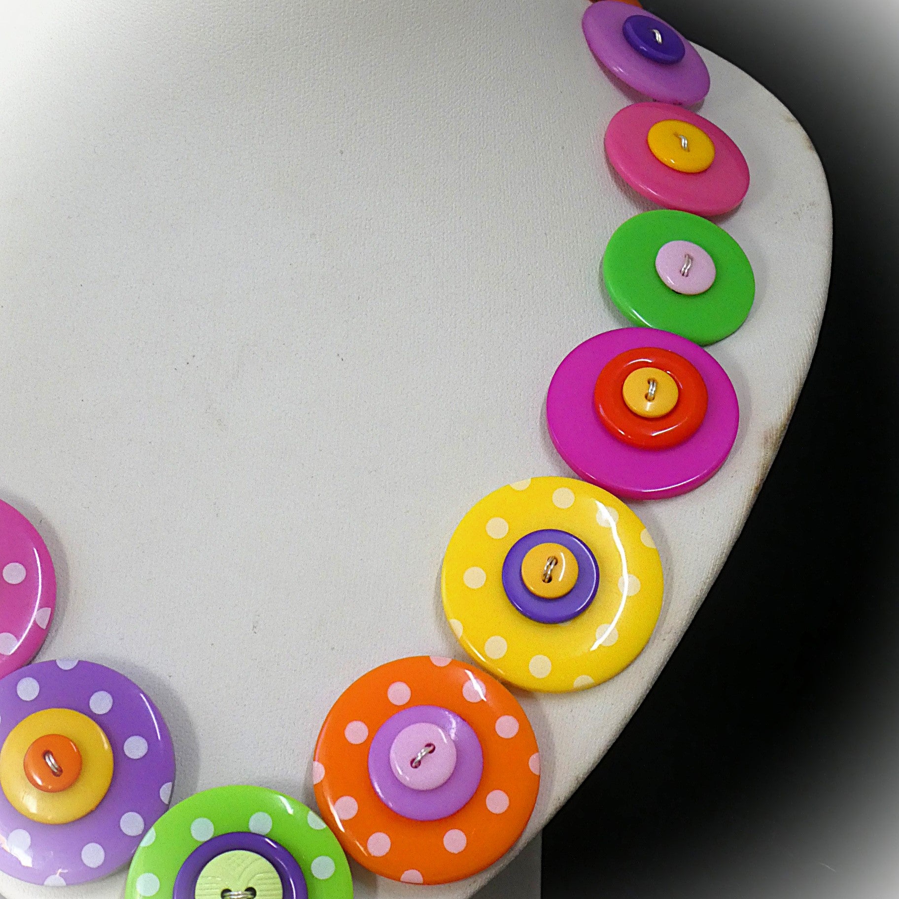 Button necklace - Tutti Frutti