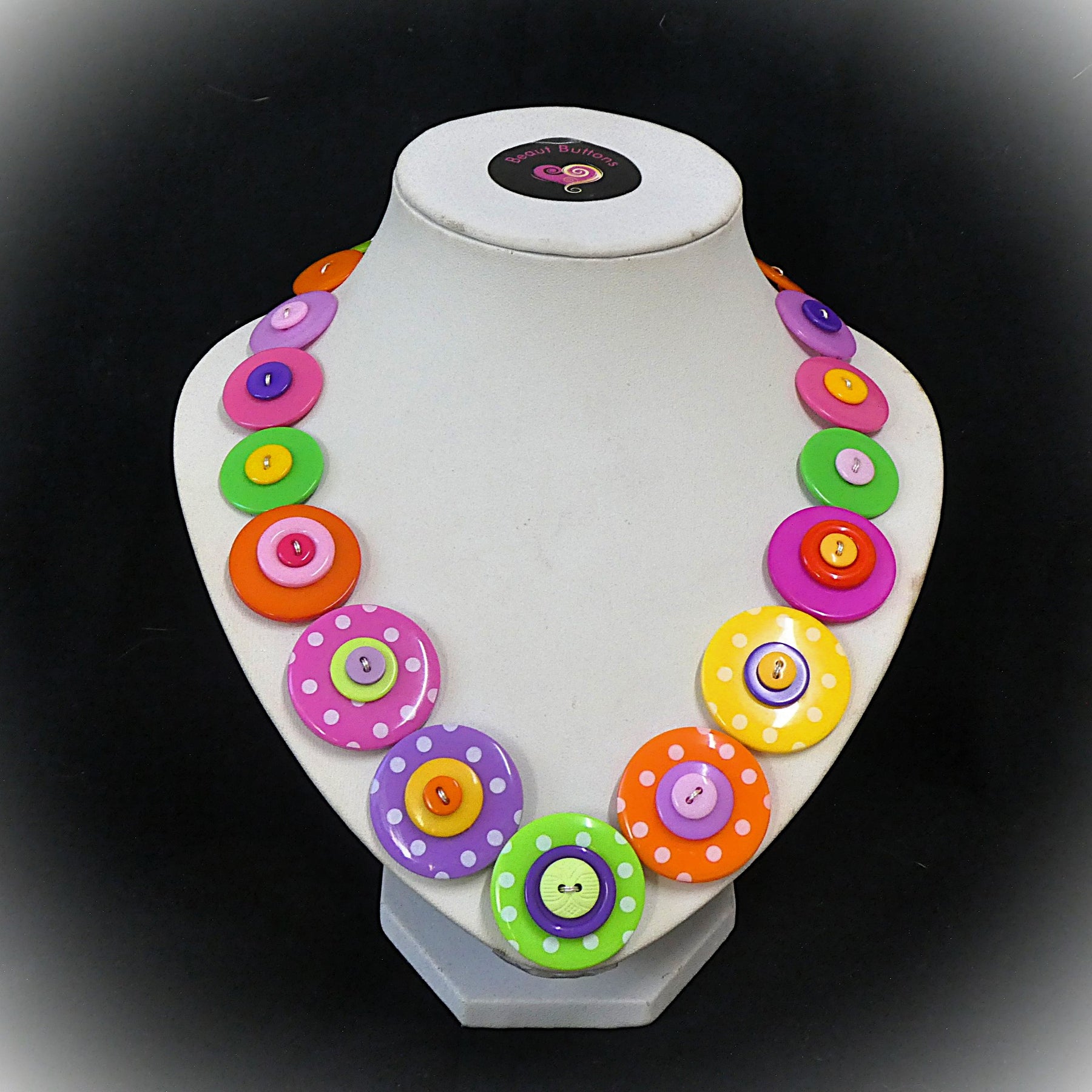 Button necklace - Tutti Frutti