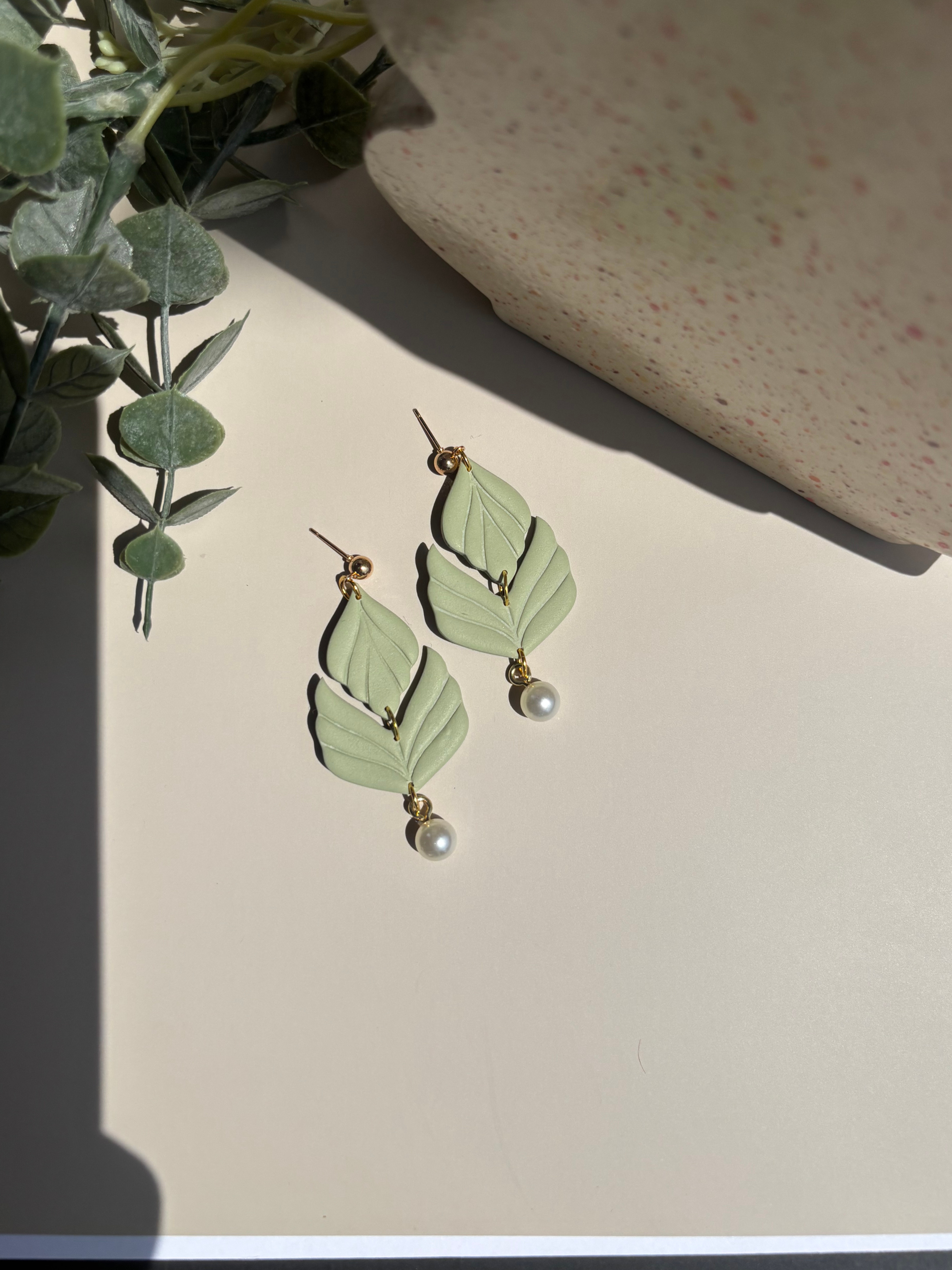 Elloise - Polymer Clay Dangle Earrings