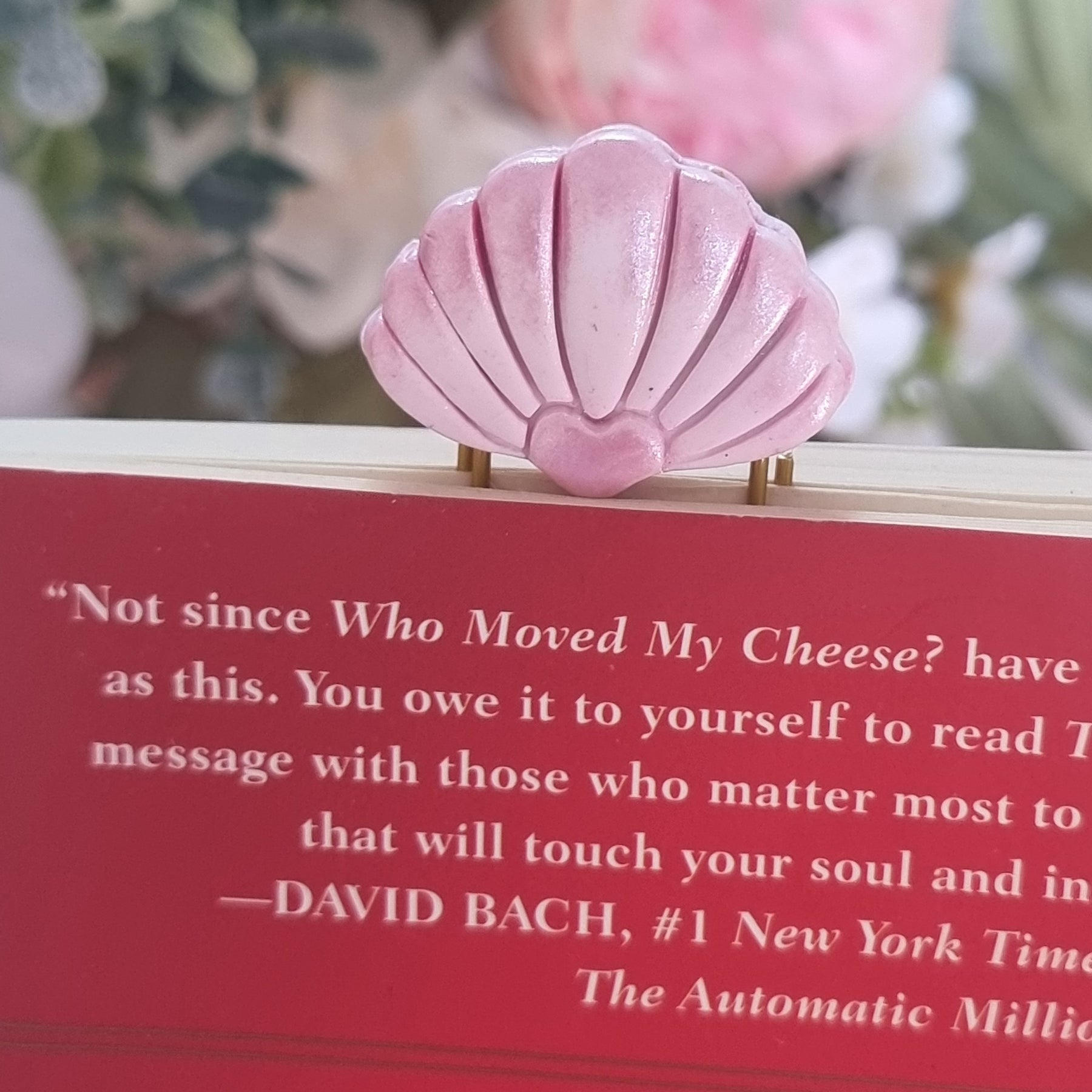 Sea Shell Paper Clip Book Mark