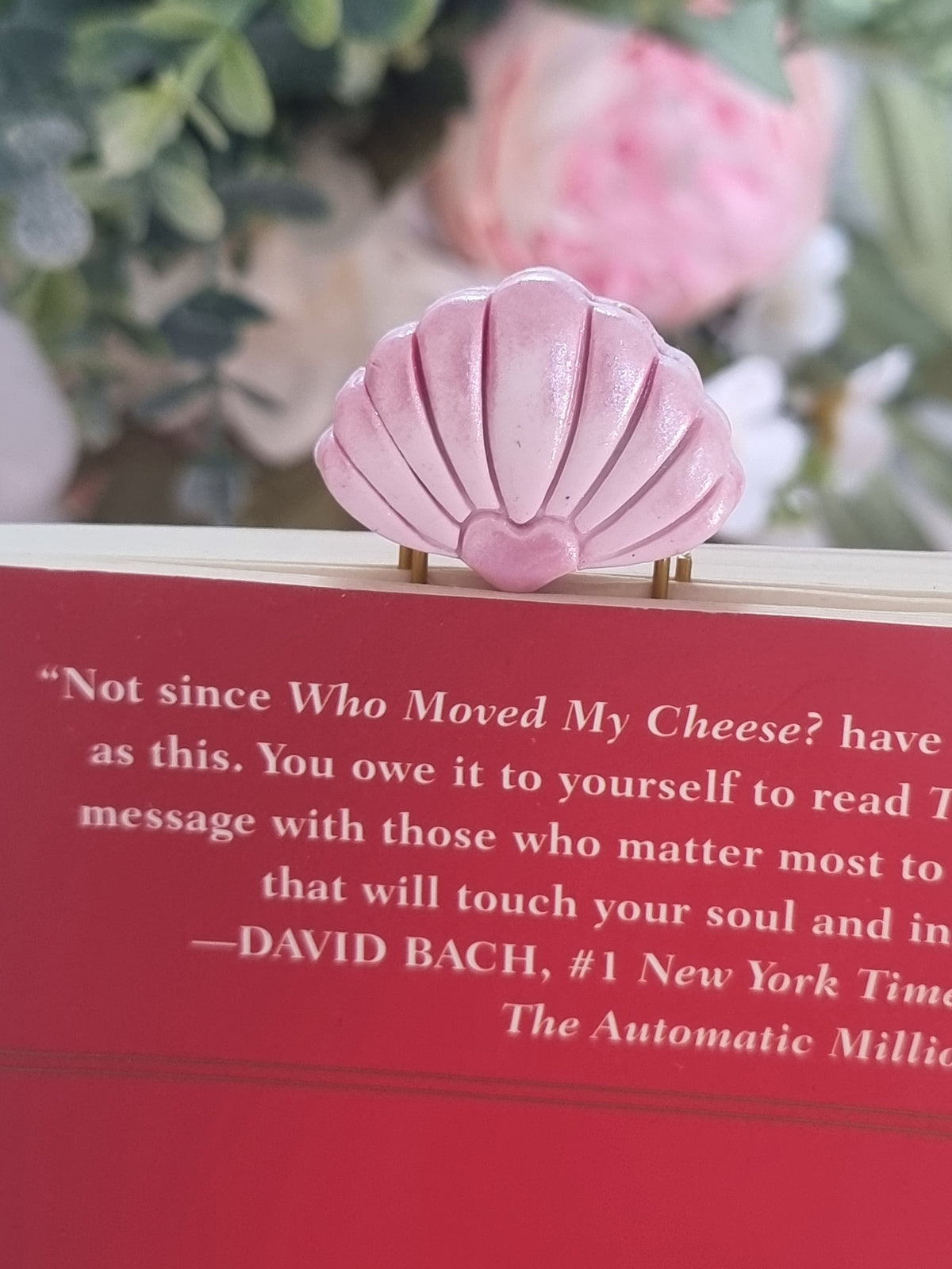 Sea Shell Paper Clip Book Mark