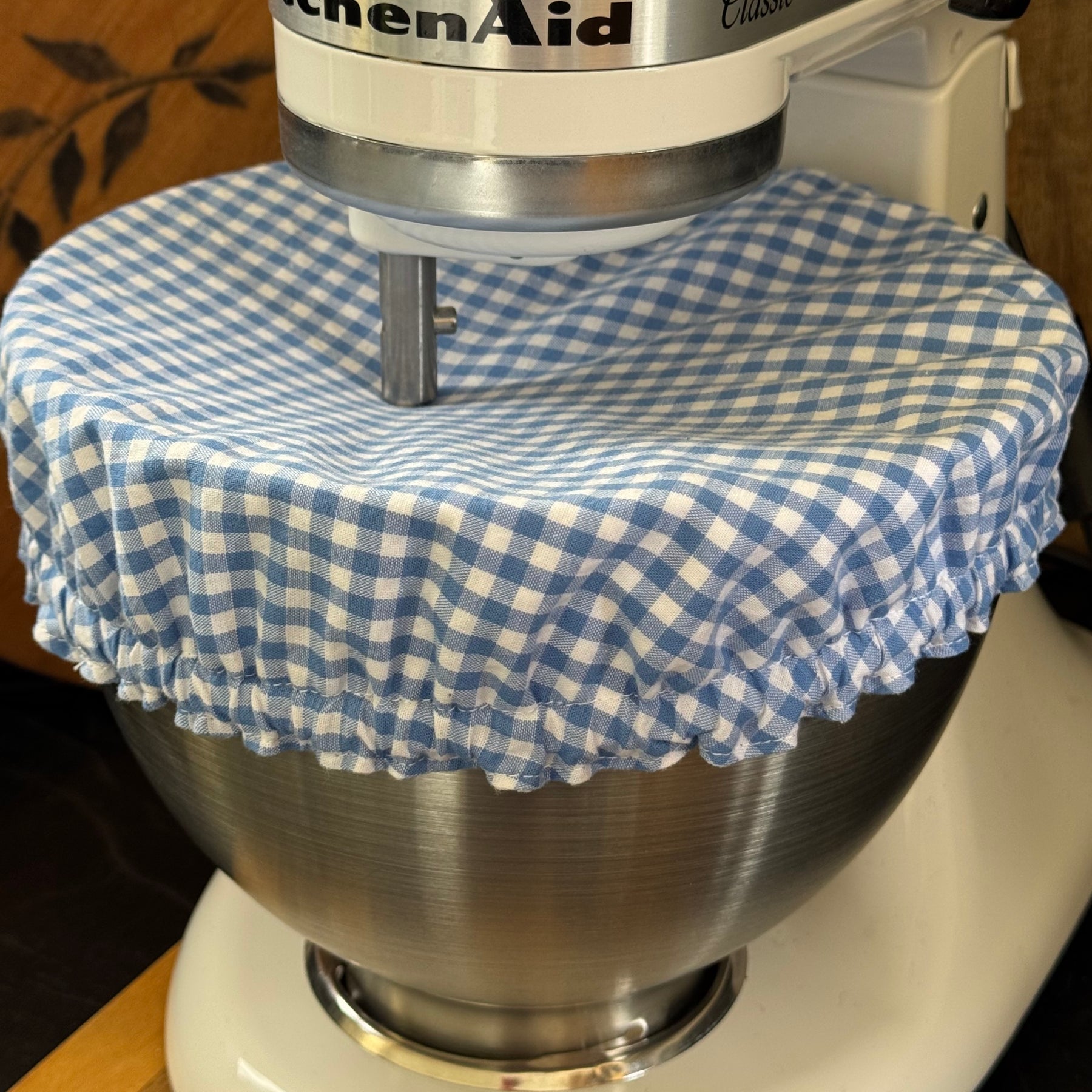 Country Style Reversible Bowl Cover - Patchwork & Gingham