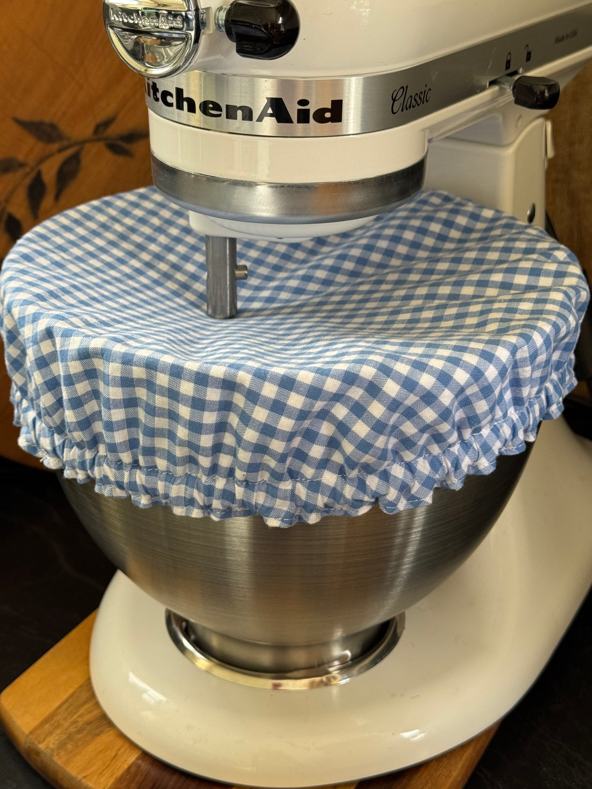 Country Style Reversible Bowl Cover - Patchwork & Gingham