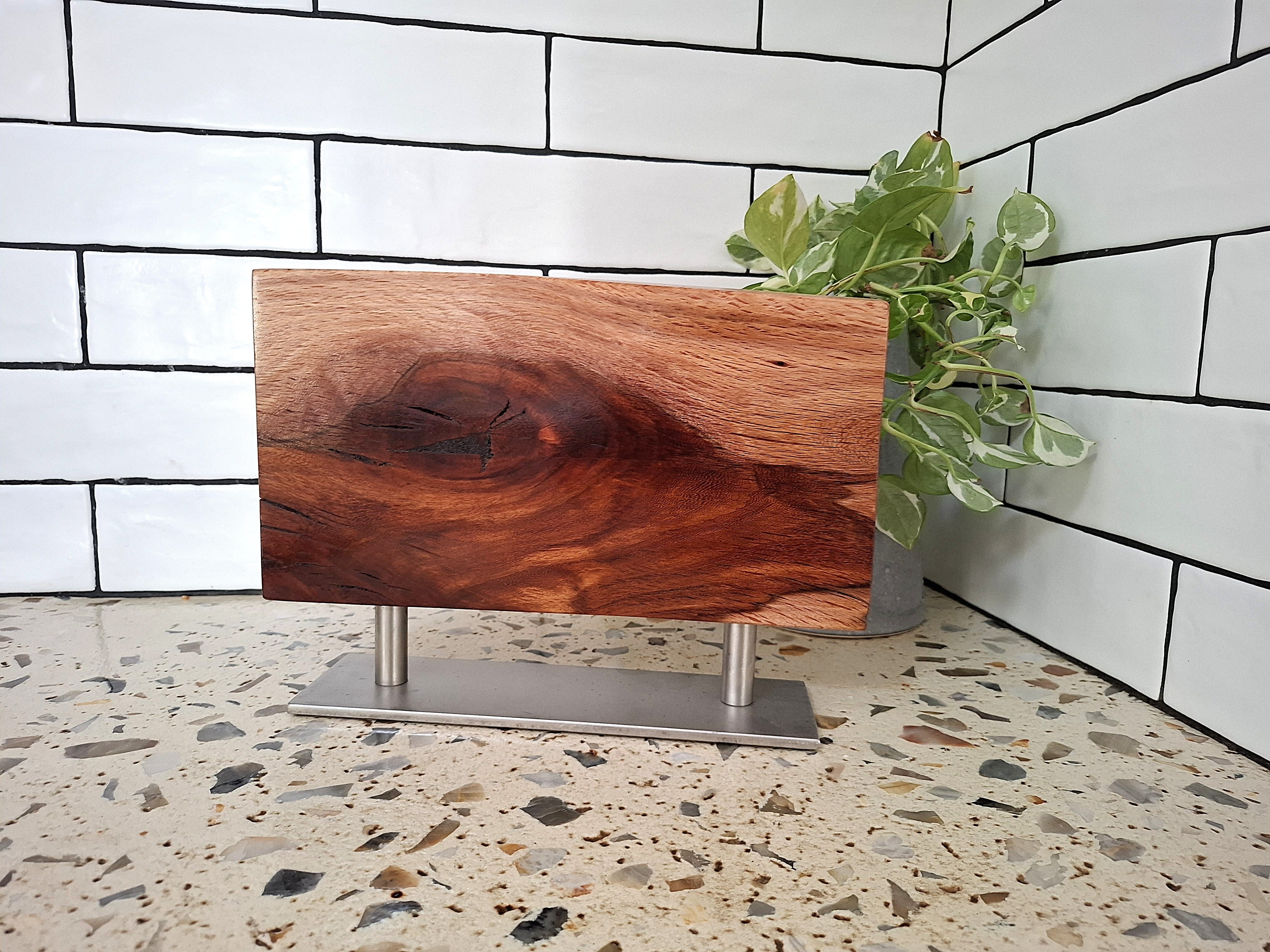 Handmade Wooden Magnetic Knife Block