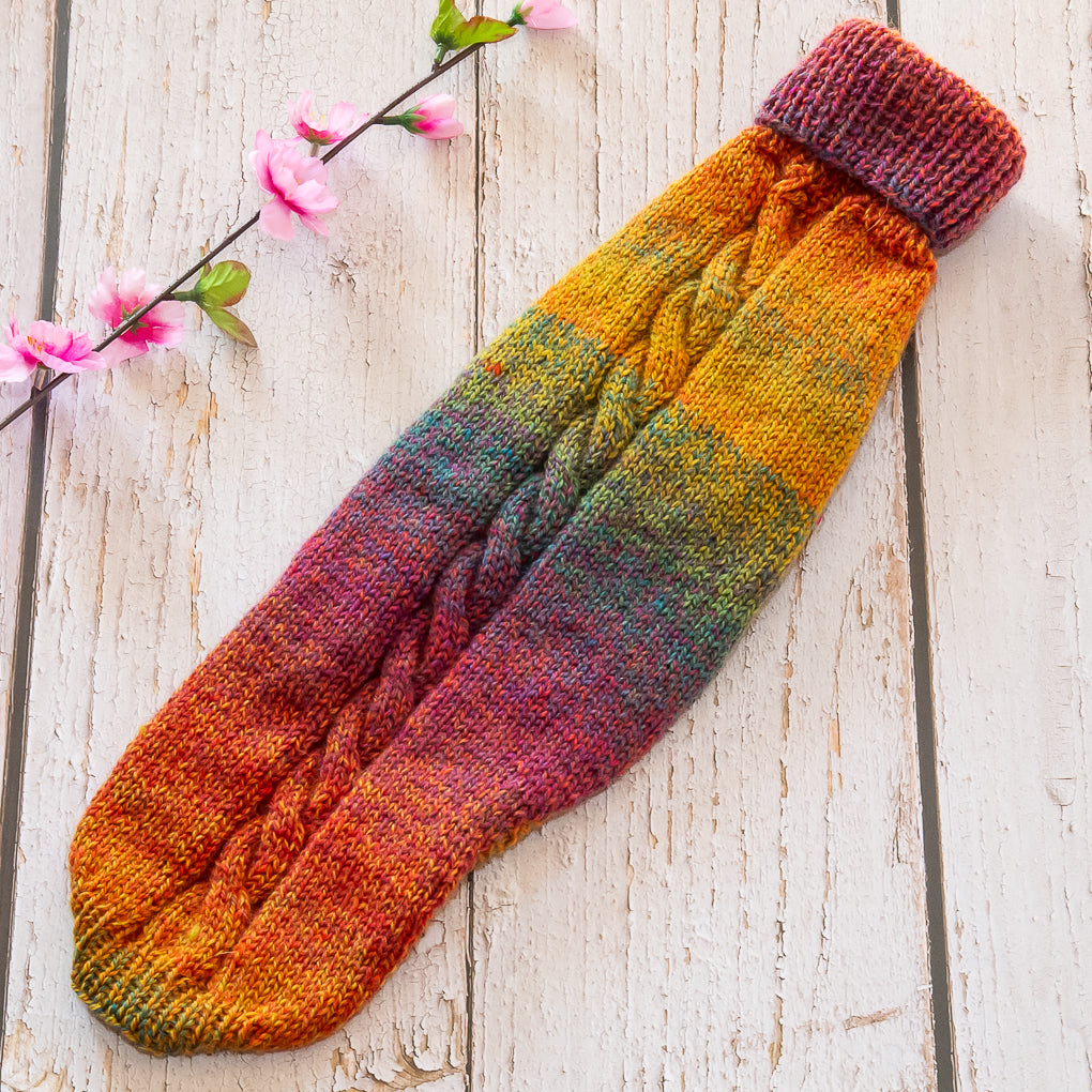 Pet Jumpers - 100% Wool, Hand Knitted Dog or Cat Jumpers - Single Cable Design