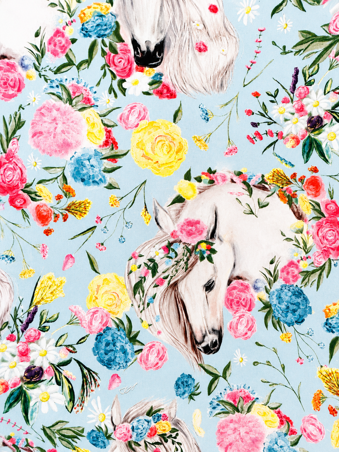 Country Collection | Floral Horse