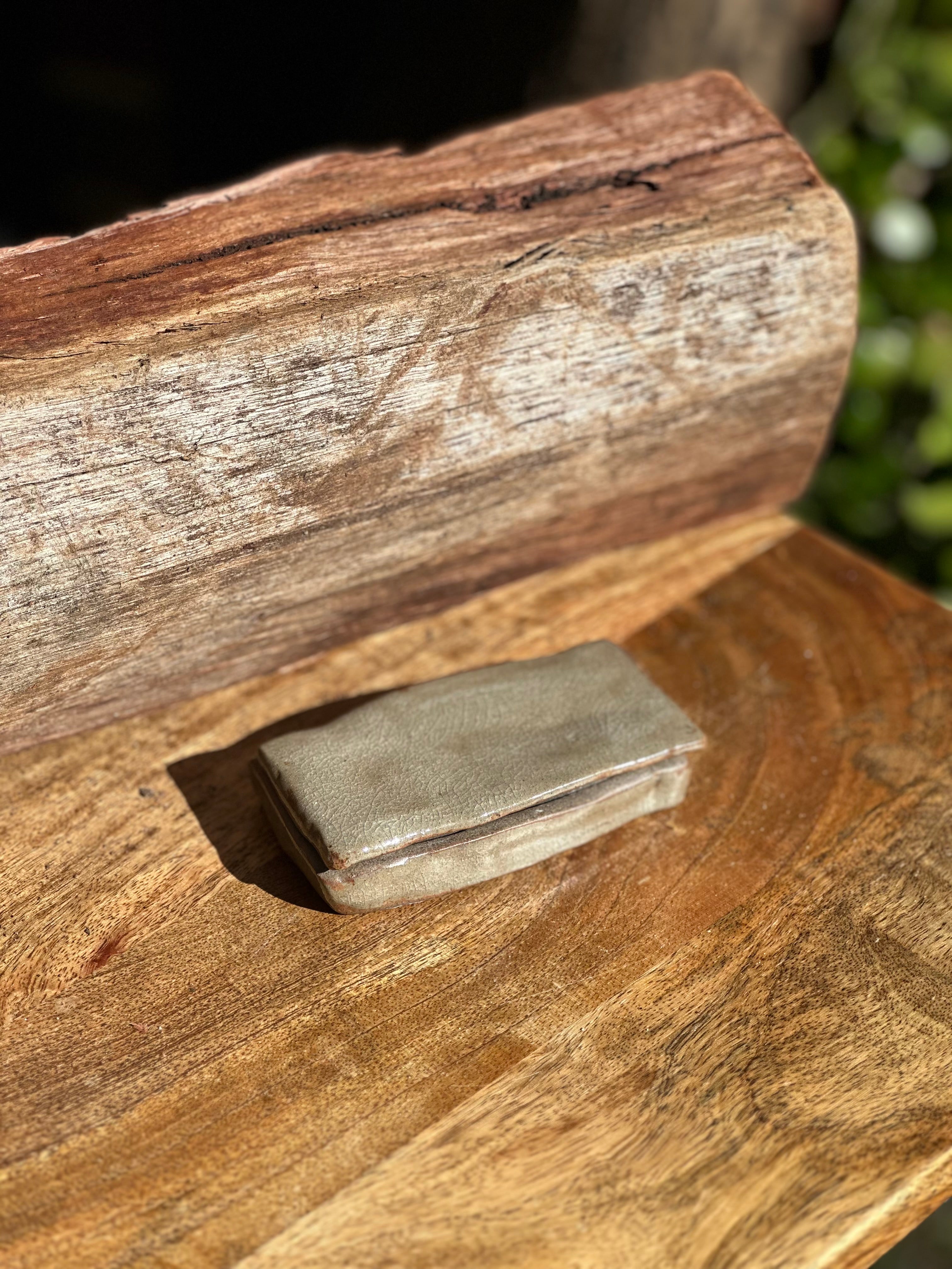 Handmade Ceramic Match Holder | Reduction Fired Stoneware | Matchbox 20