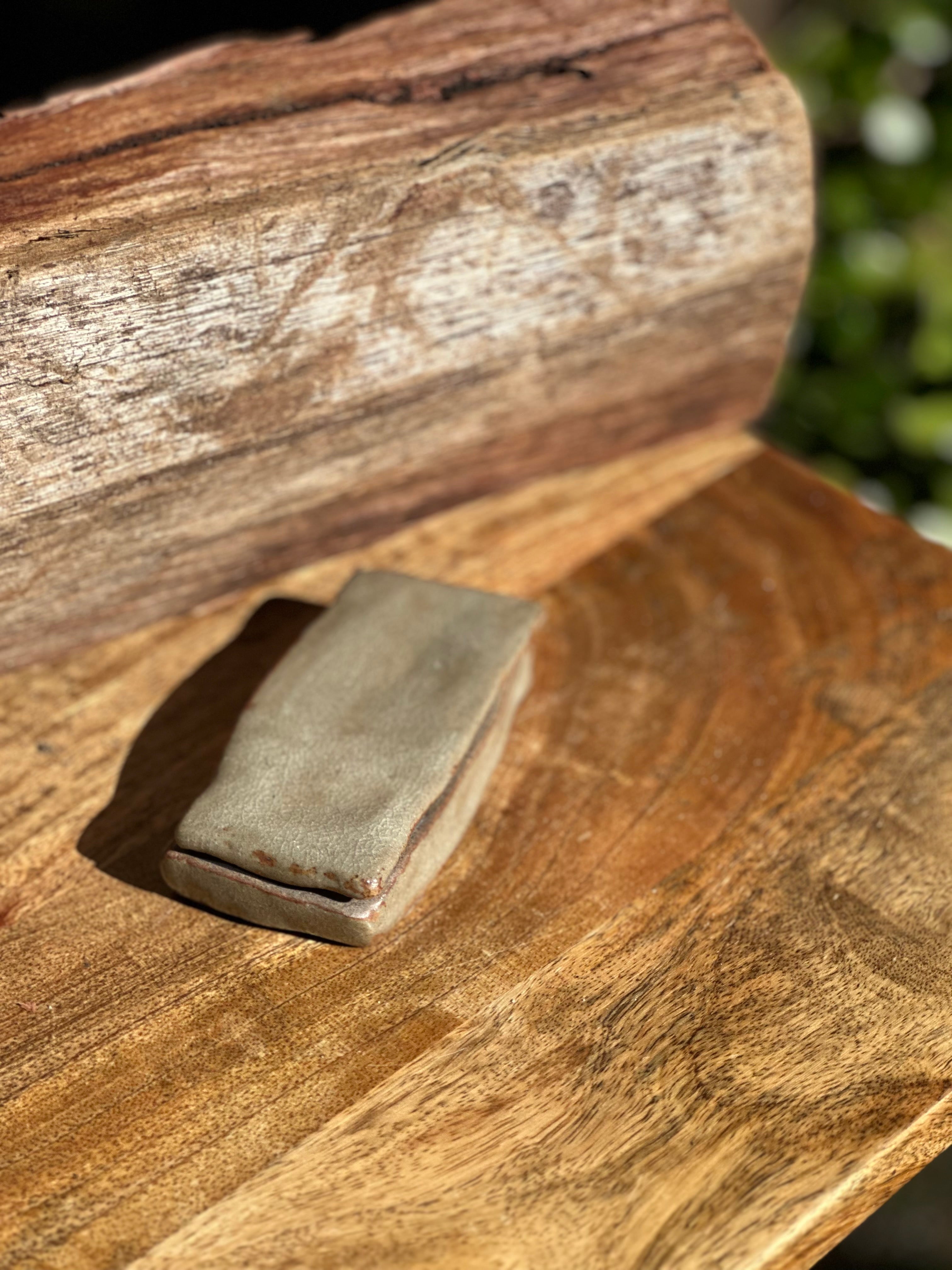 Handmade Ceramic Match Holder | Reduction Fired Stoneware | Matchbox 20