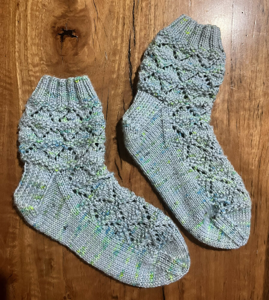 Made to measure hand knit socks