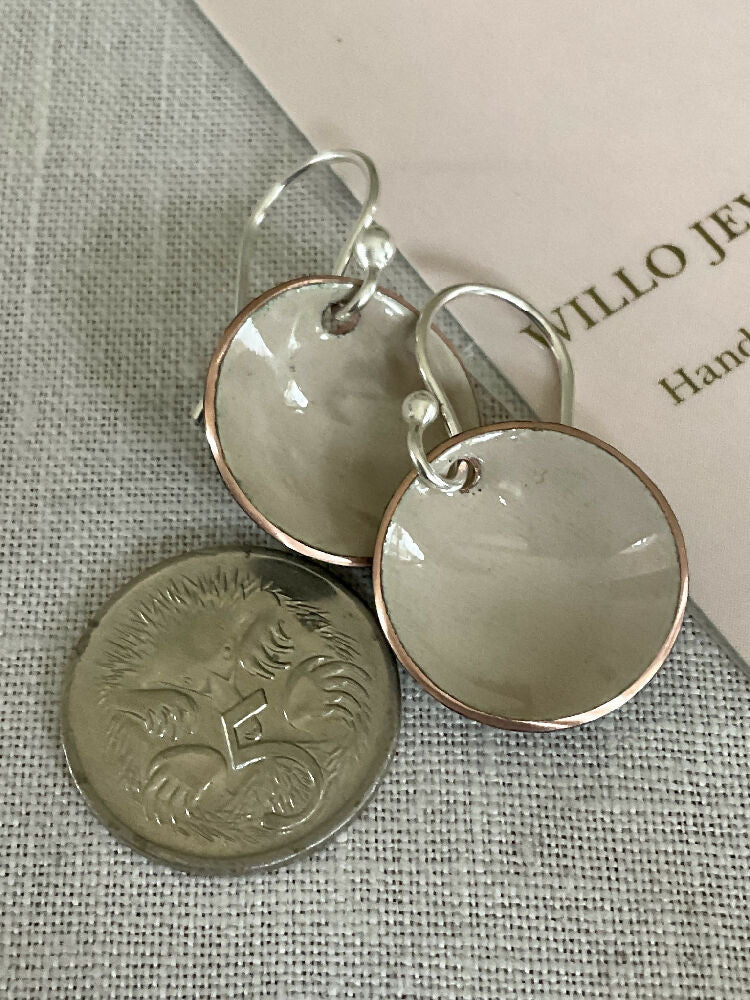 Everyday Earrings. Brown tones