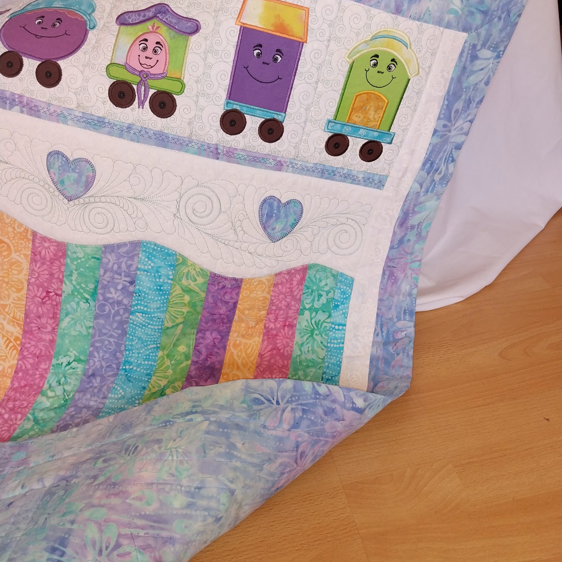 Little Train Cot Quilt