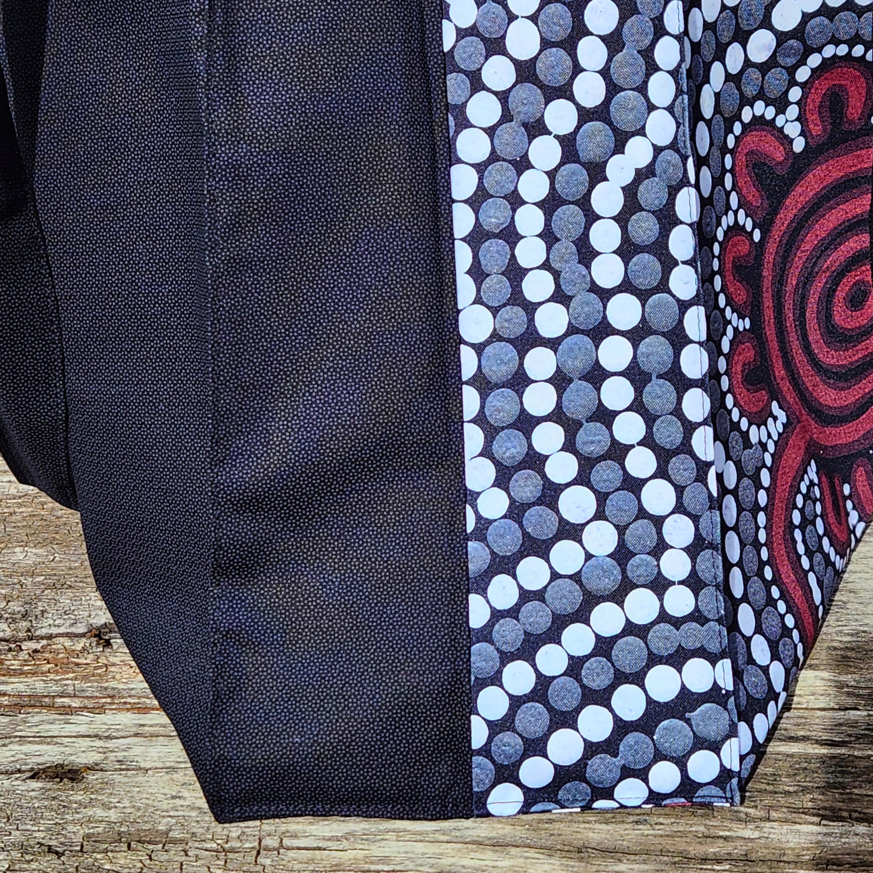 Tote Bag with boxed corners - Aboriginal Design